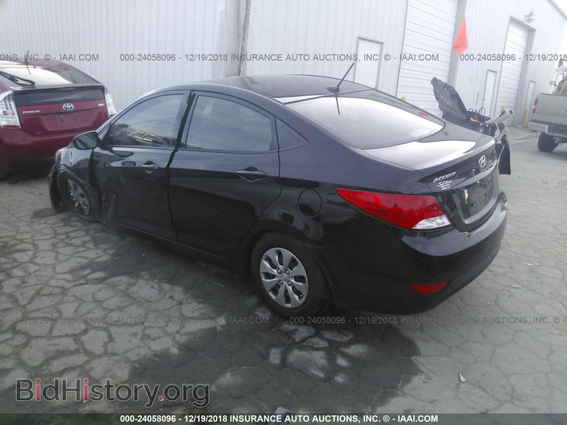 2016 HYUNDAI ACCENT - VIN: KMHCT4AE5GU053667 - Фото 3