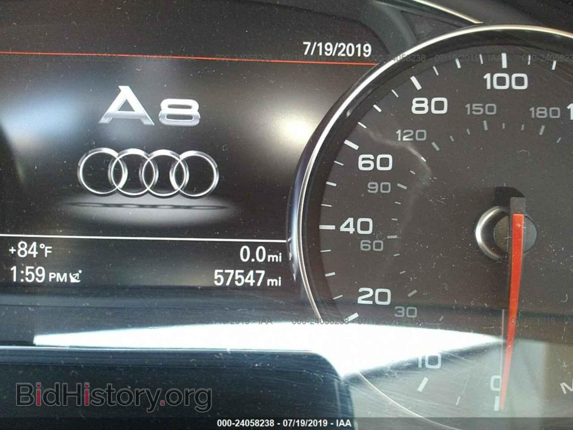2013 AUDI A8 - VIN: WAUR2AFD5DN030473 - Фото 7