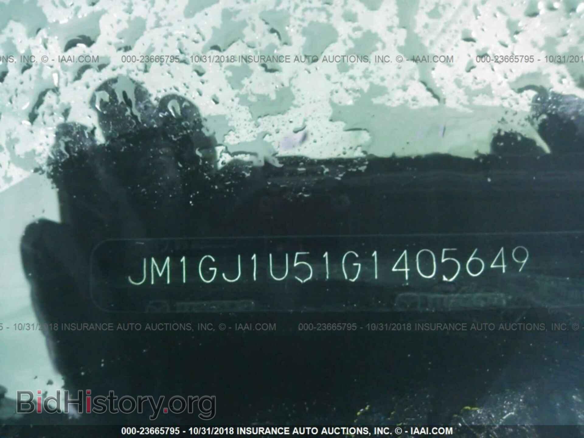 2016 MAZDA 6 - VIN: JM1GJ1U51G1405649 - Фото 9