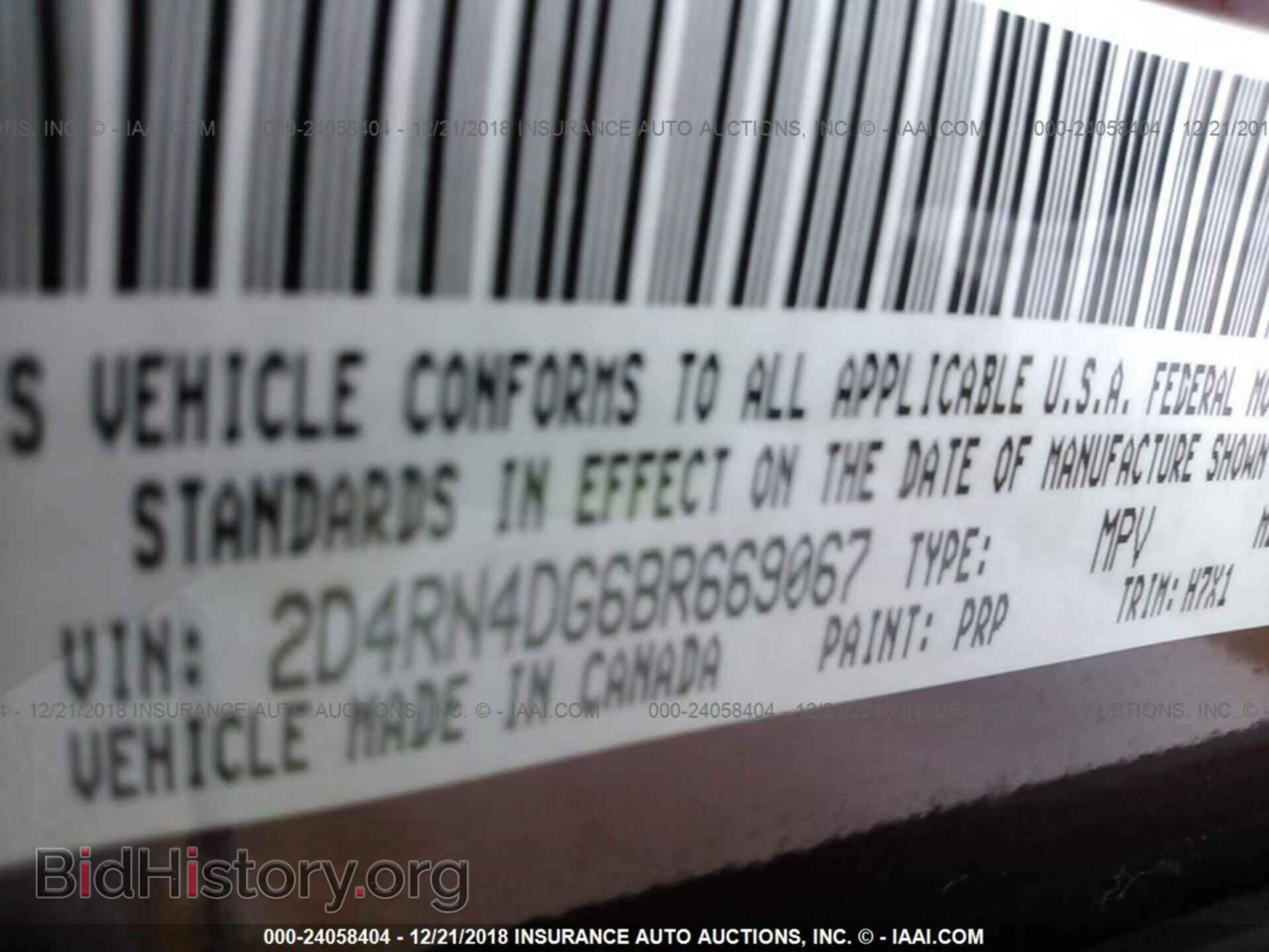 2011 DODGE GRAND CARAVAN - VIN: 2D4RN4DG6BR669067 - Photo 9