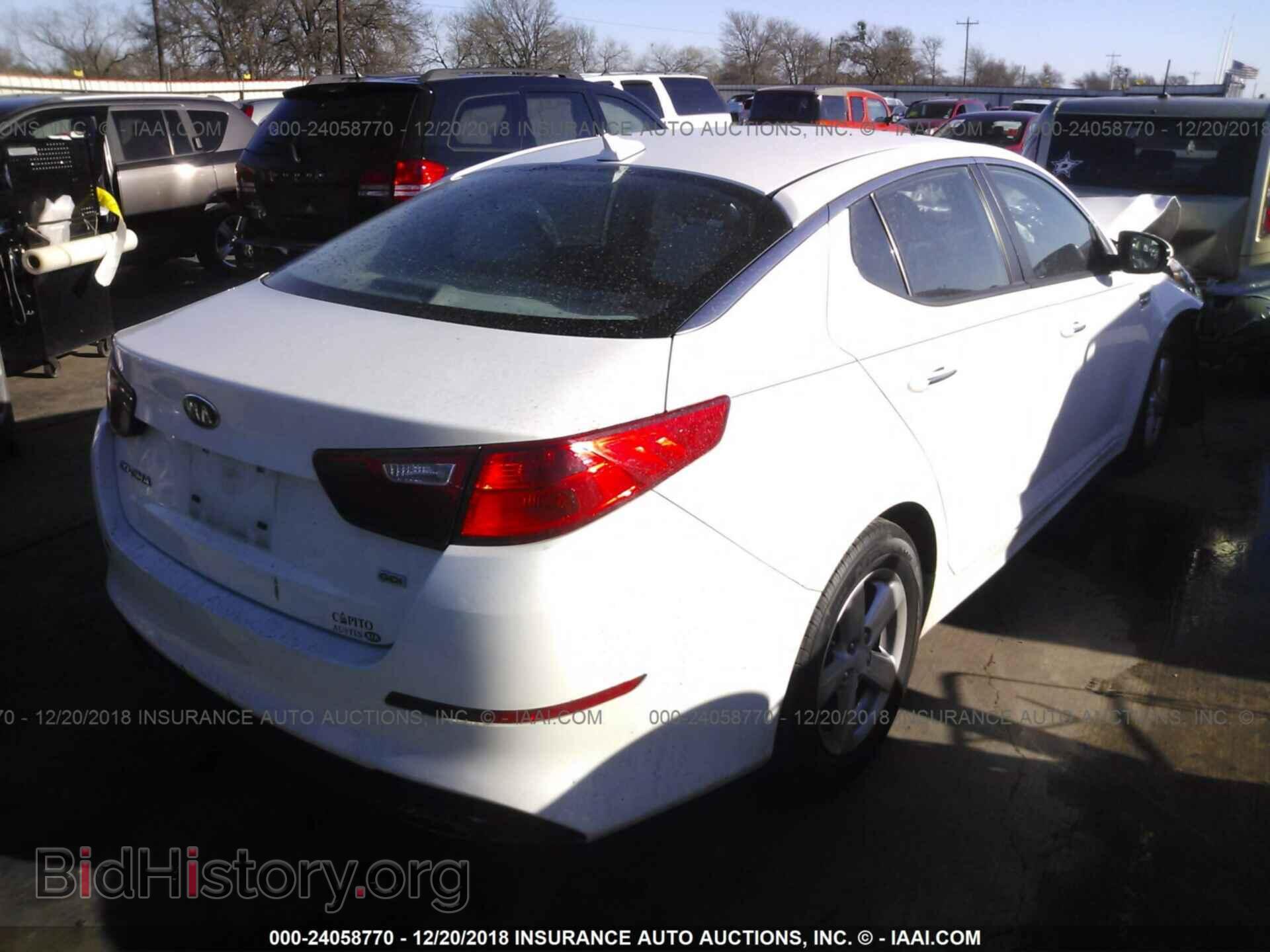 2015 KIA OPTIMA - VIN: KNAGM4A79F5610543 - Photo 4