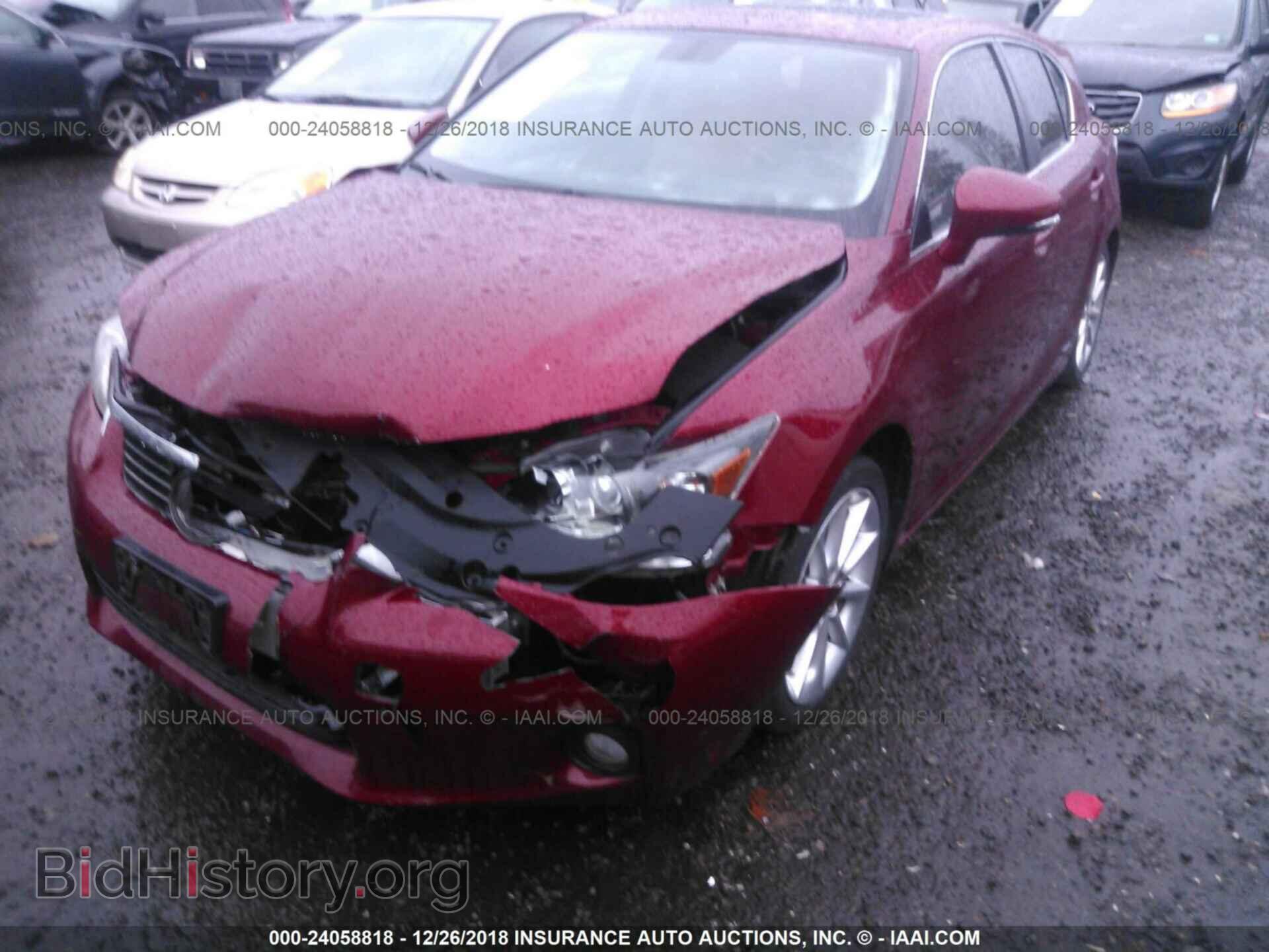 2012 LEXUS CT - VIN: JTHKD5BH7C2094611 - Фото 2