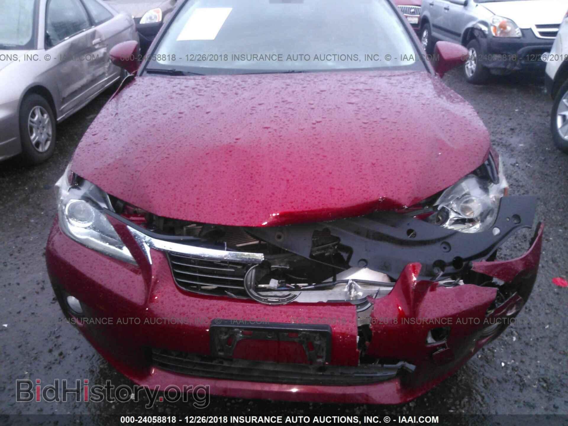 2012 LEXUS CT - VIN: JTHKD5BH7C2094611 - Фото 6