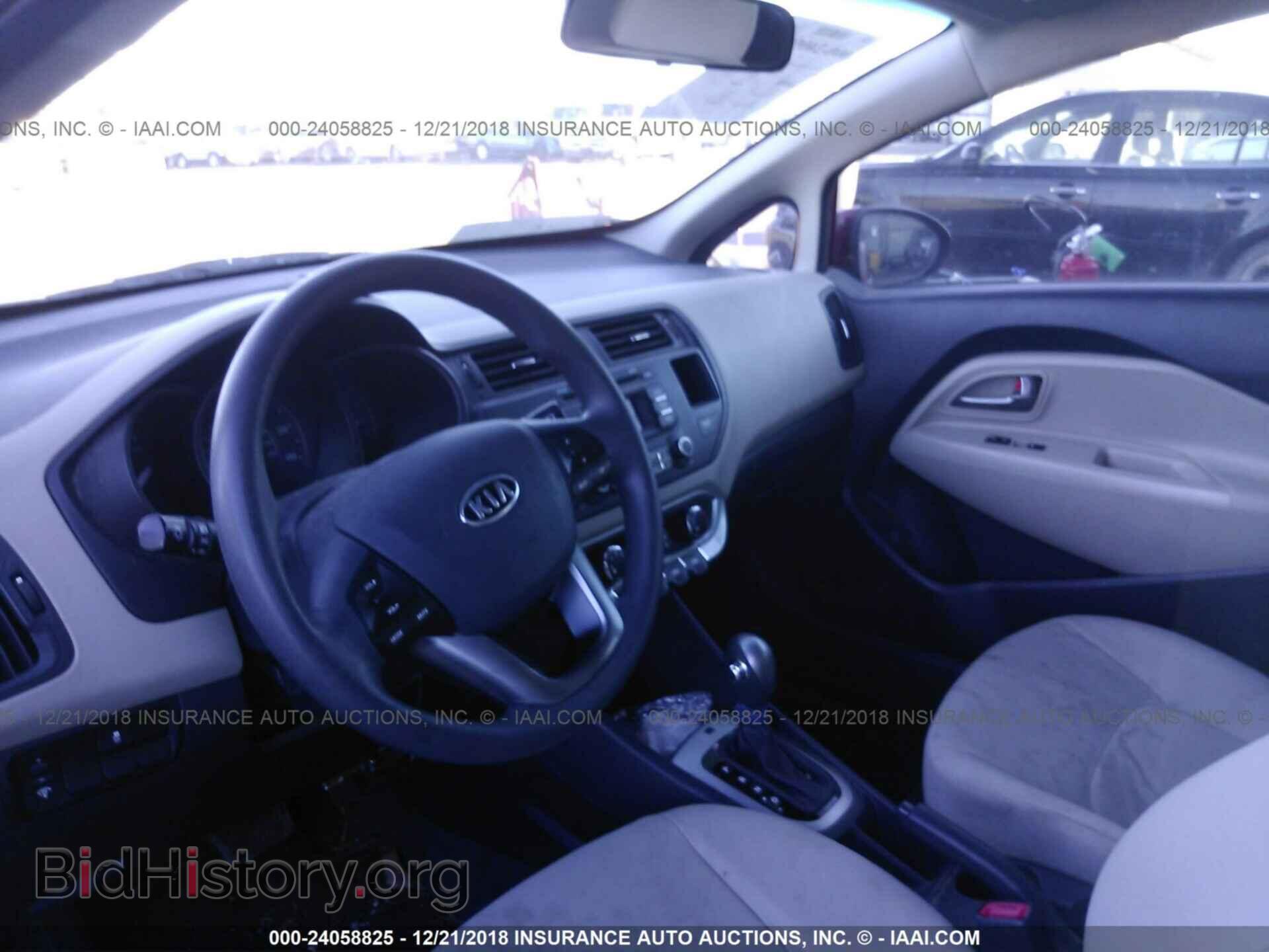 2012 KIA RIO - VIN: KNADM5A33C6016977 - Фото 5