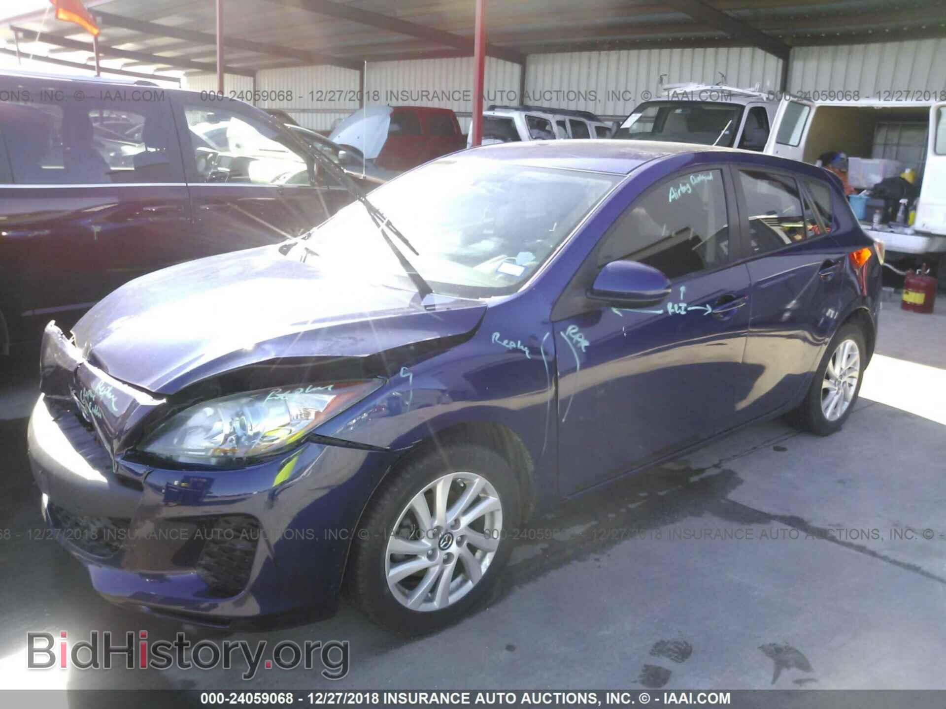 2013 MAZDA 3 - VIN: JM1BL1LP2D1805044 - Фото 2