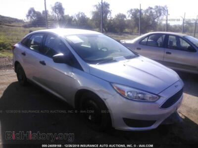 2016 Ford FOCUS, silver — VIN 1FADP3E25GL281512, IAAI