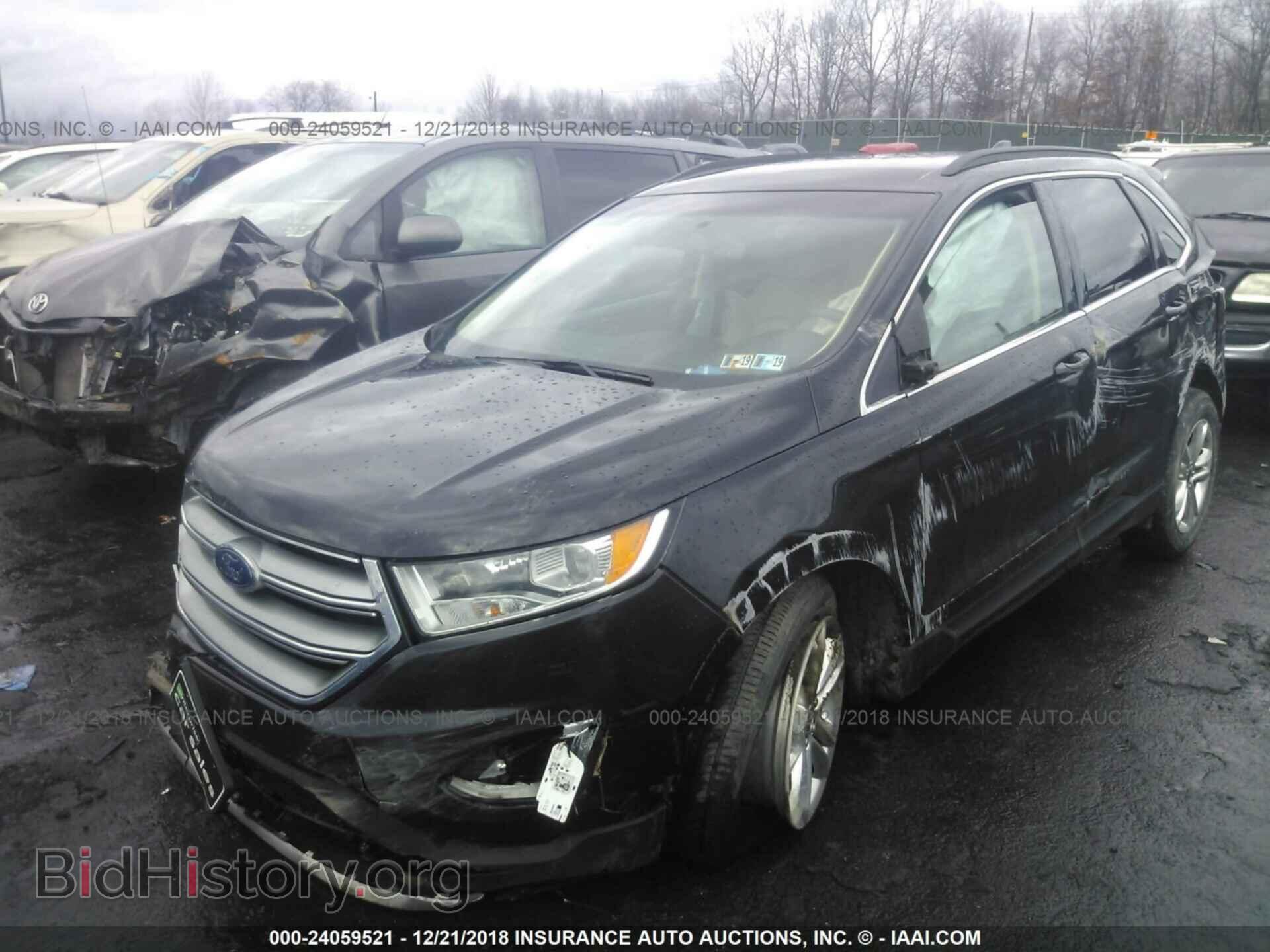 2015 FORD EDGE - VIN: 2FMTK4J94FBB63409 - Фото 2