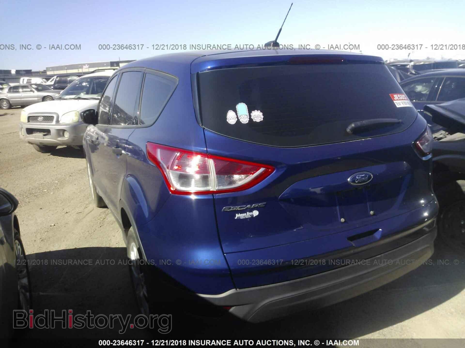 2014 FORD ESCAPE - VIN: 1FMCU0F76EUB56206 - Фото 3