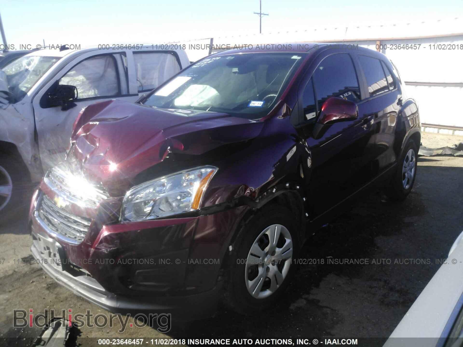 2016 CHEVROLET TRAX - VIN: 3GNCJKSB5GL241643 - Фото 2