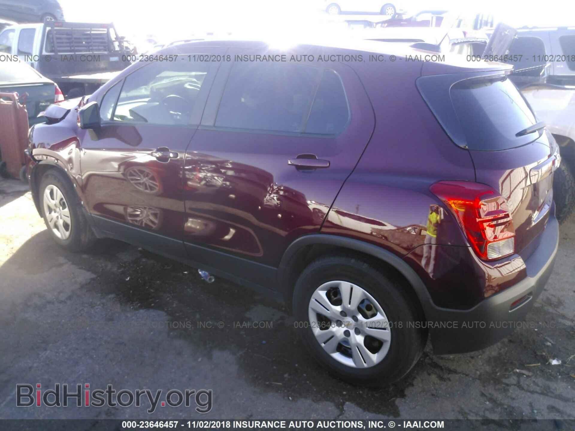 2016 CHEVROLET TRAX - VIN: 3GNCJKSB5GL241643 - Фото 3