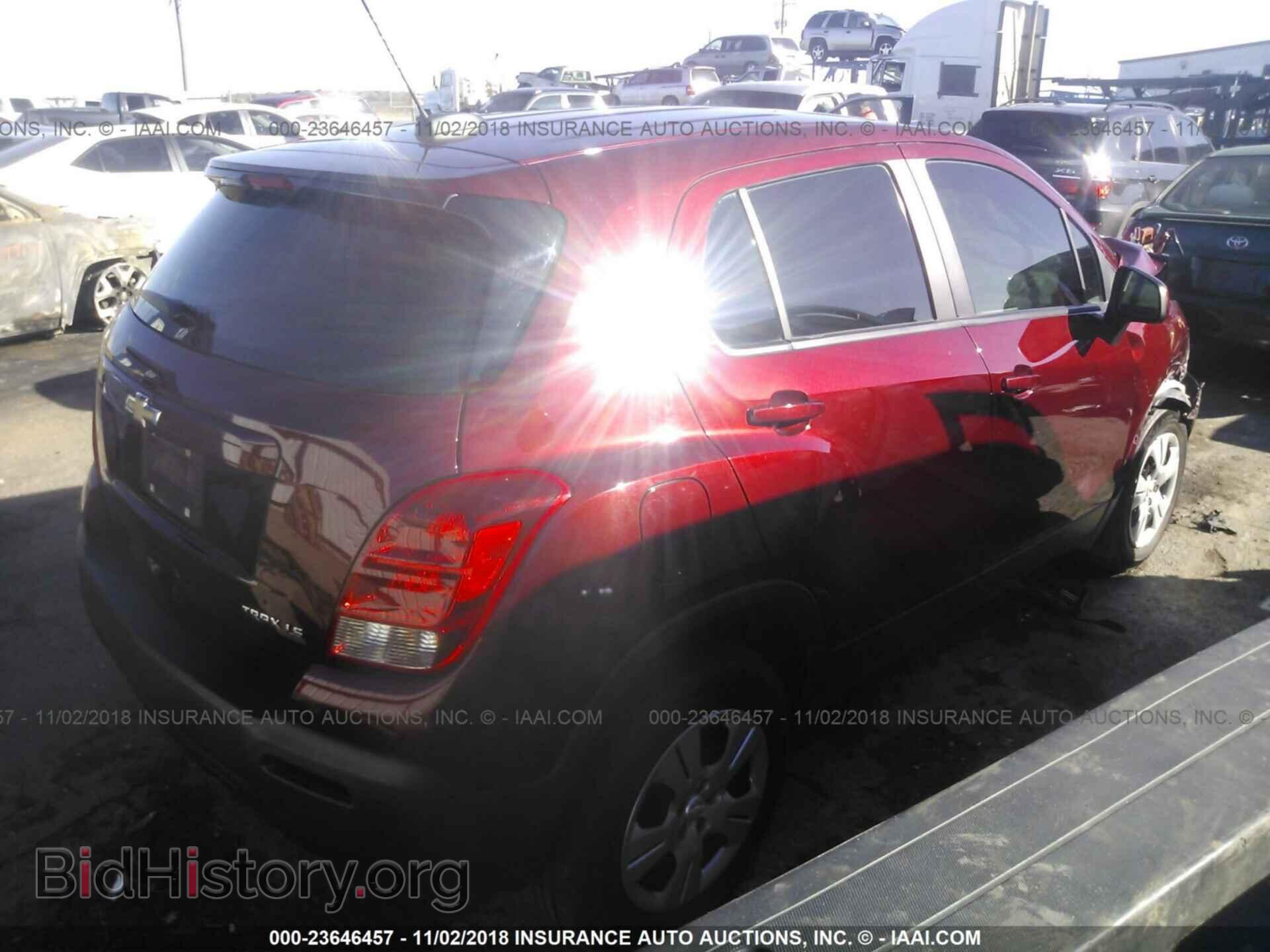 2016 CHEVROLET TRAX - VIN: 3GNCJKSB5GL241643 - Фото 4