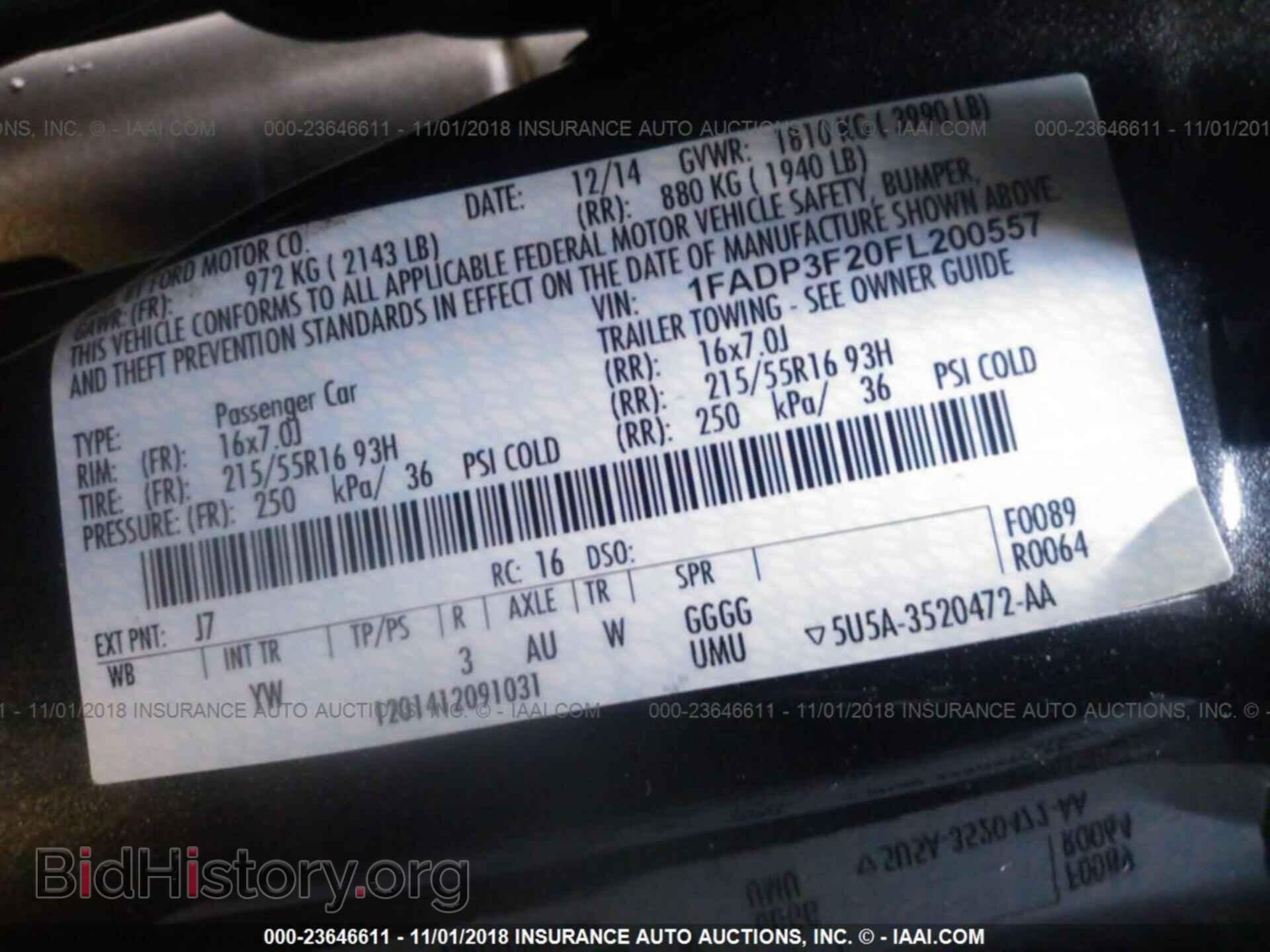 2015 FORD FOCUS - VIN: 1FADP3F20FL200557 - Photo 9