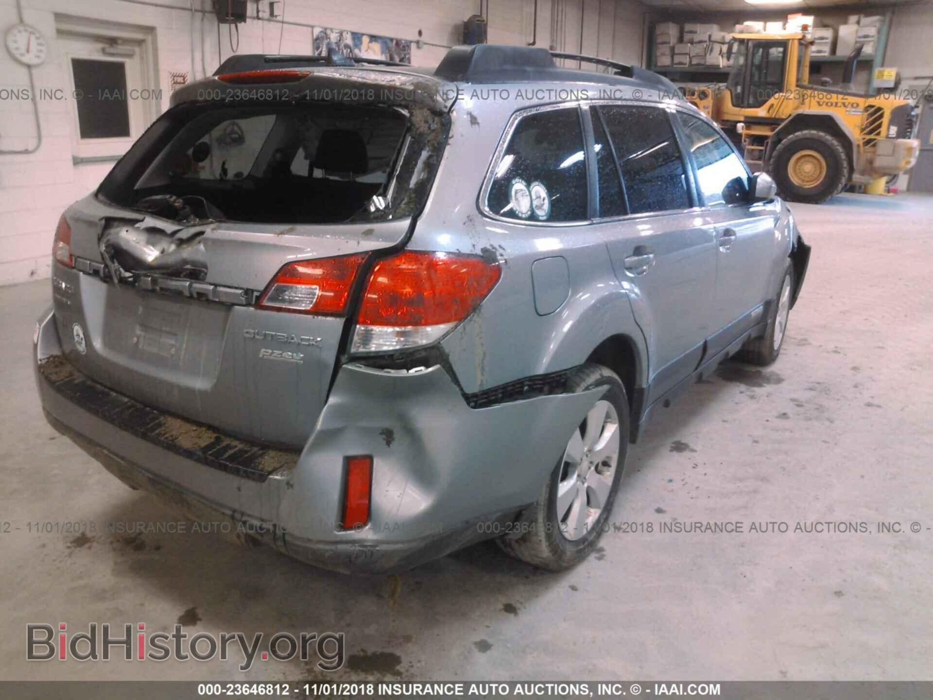 2011 SUBARU OUTBACK - VIN: 4S4BRBKC8B3345937 - Фото 4