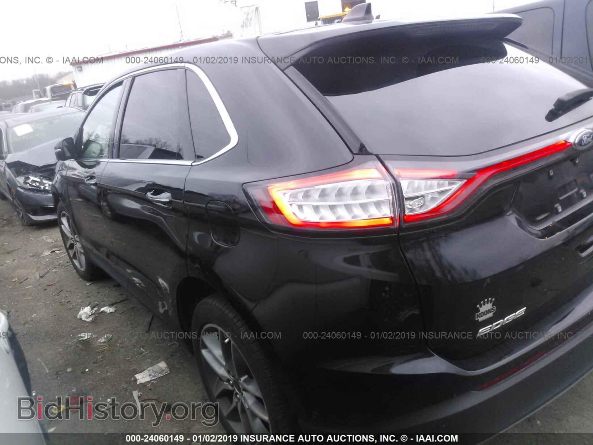 2016 FORD EDGE - VIN: 2FMPK4K8XGBC30183 - Фото 3