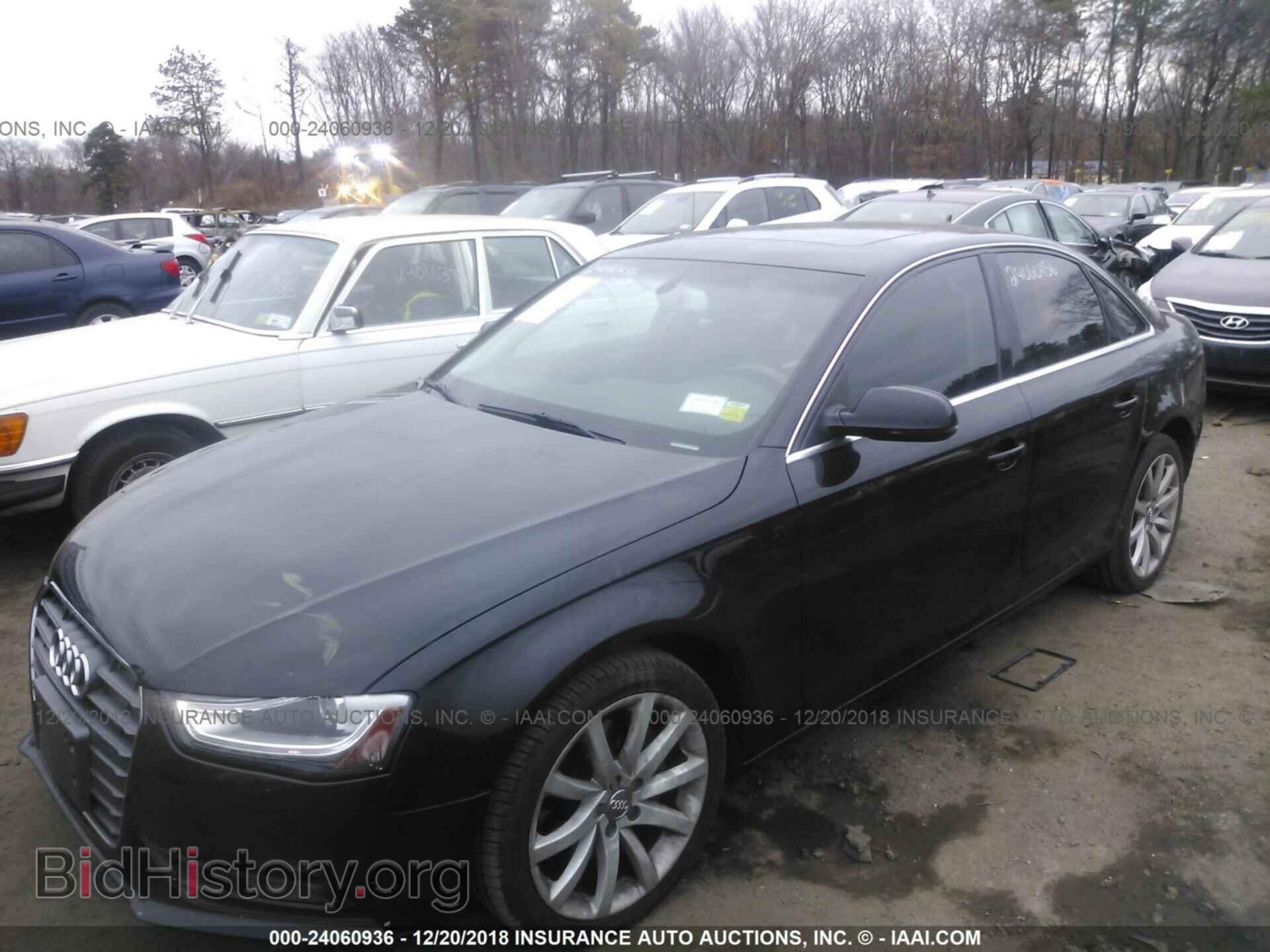 2013 AUDI A4 - VIN: WAUEFAFL6DN009562 - Фото 2