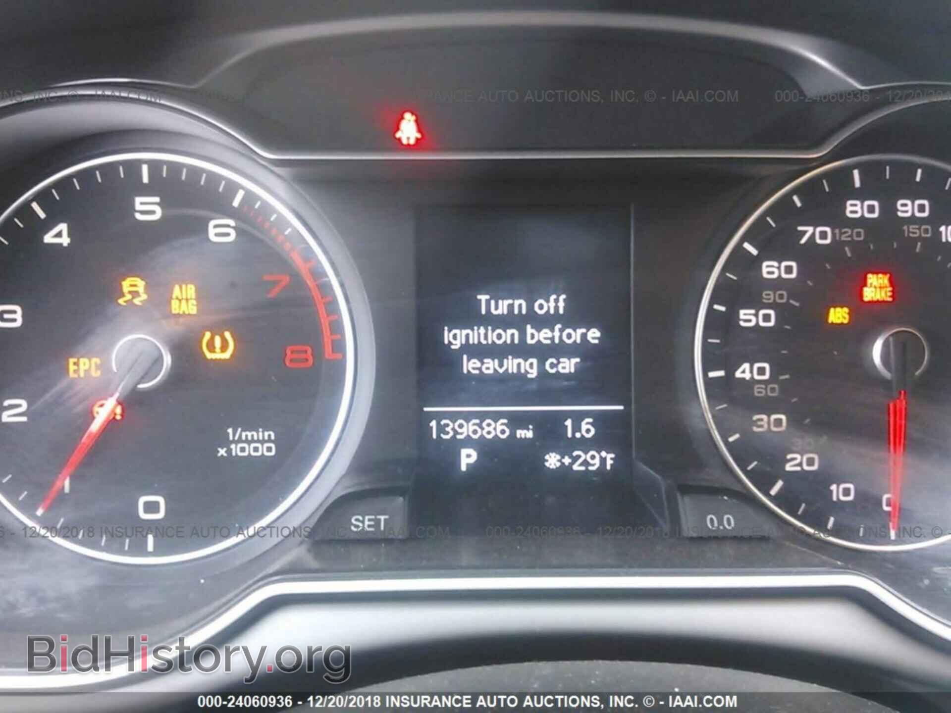 2013 AUDI A4 - VIN: WAUEFAFL6DN009562 - Фото 7