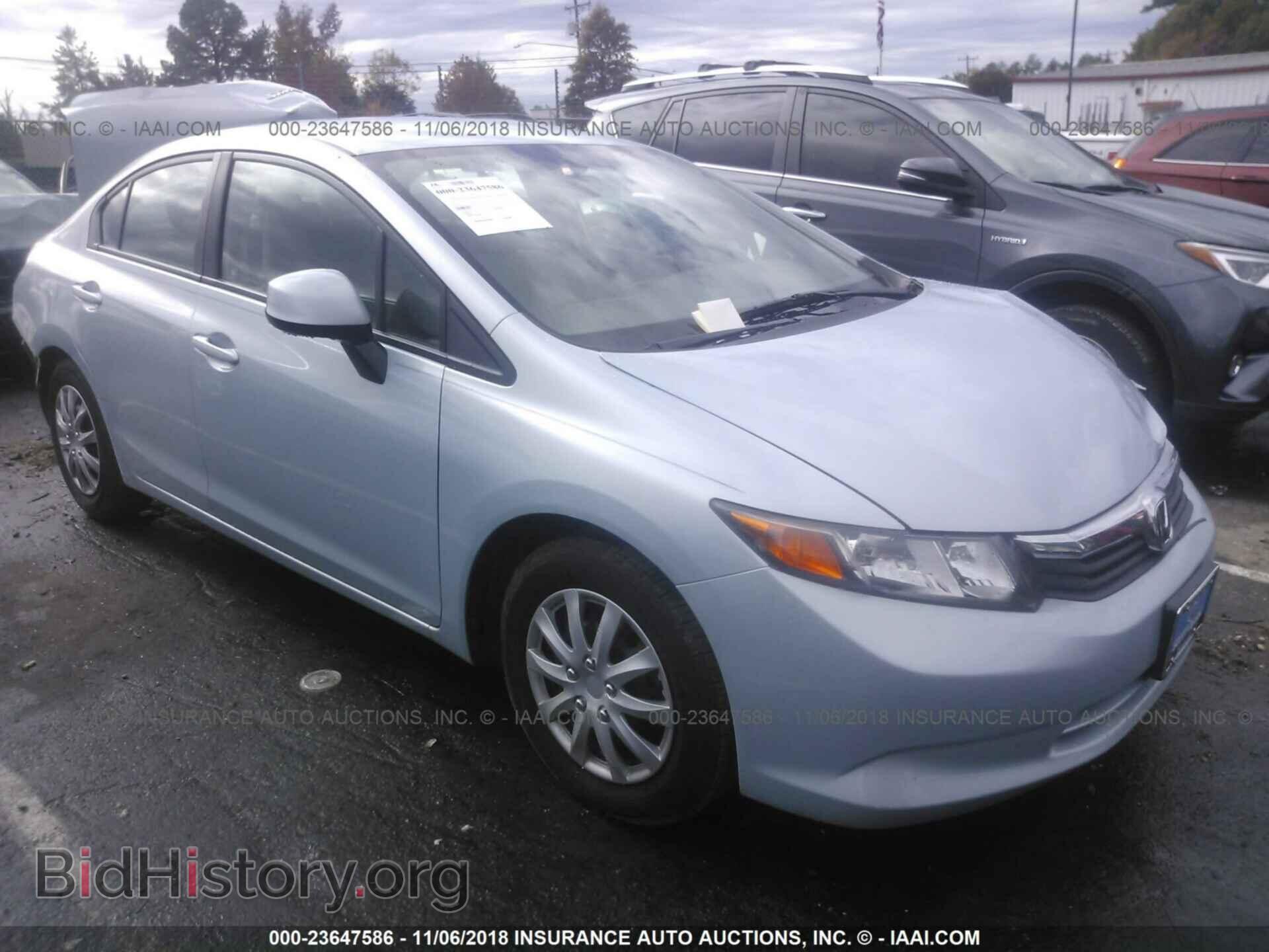 Фотография 19XFB2F56CE372506 - HONDA CIVIC 2012