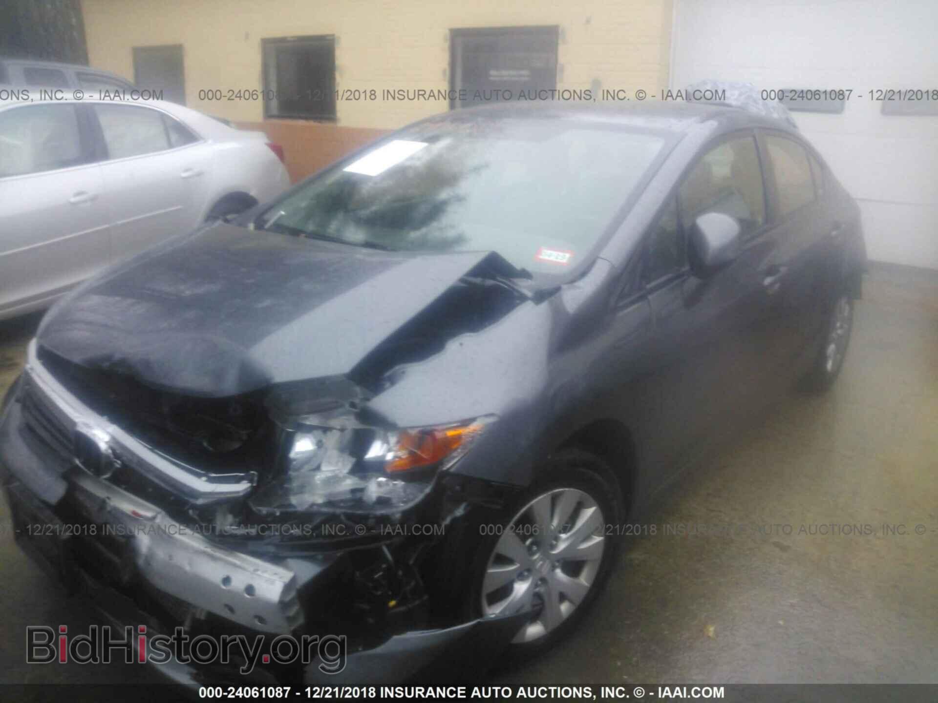 2012 HONDA CIVIC - VIN: 2HGFB2E54CH507828 - Фото 2
