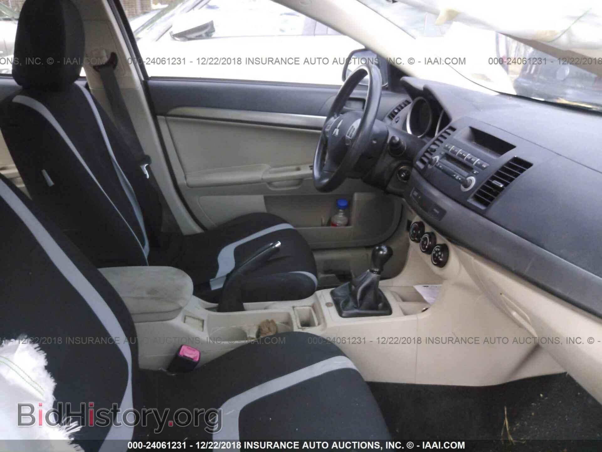 2012 MITSUBISHI LANCER - VIN: JA32U2FU8CU007406 - Фото 5