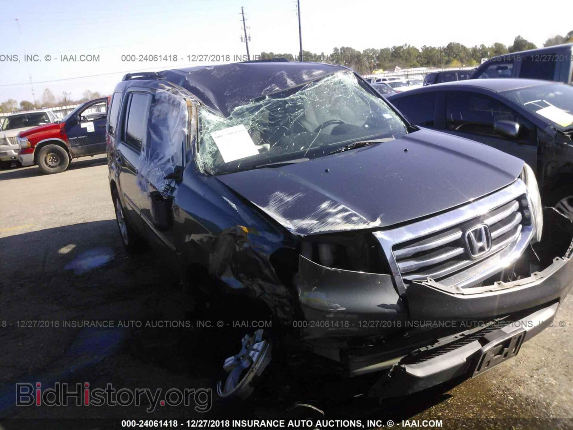 Photo 5FNYF3H43DB009616 - HONDA PILOT 2013