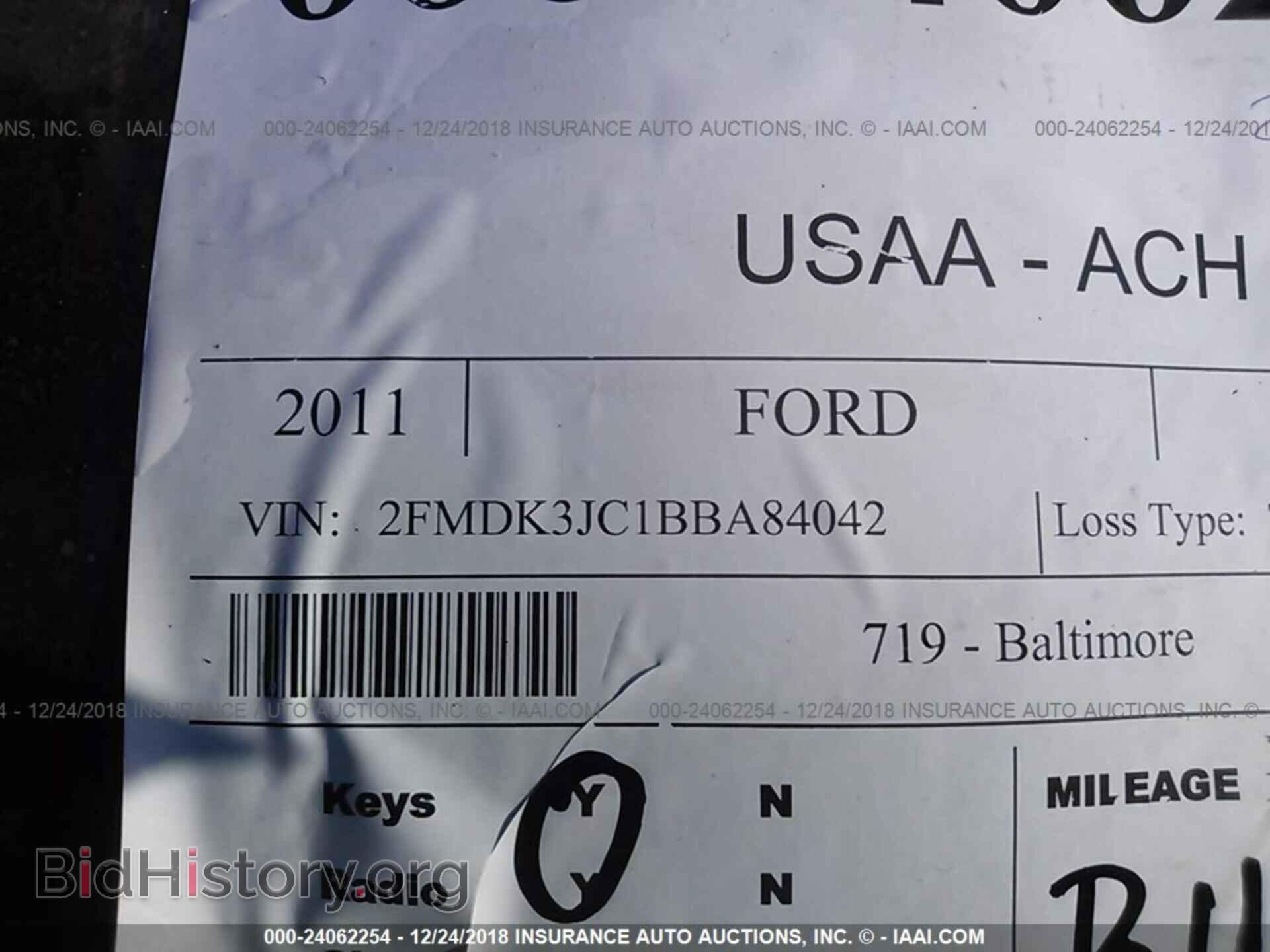 2011 FORD EDGE - VIN: 2FMDK3JC1BBA84042 - Photo 9