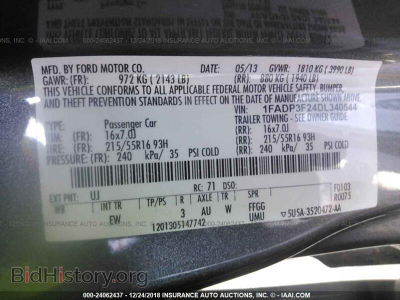 2013 Ford FOCUS (VIN 1FADP3F24DL340544) — фото 9 из 10