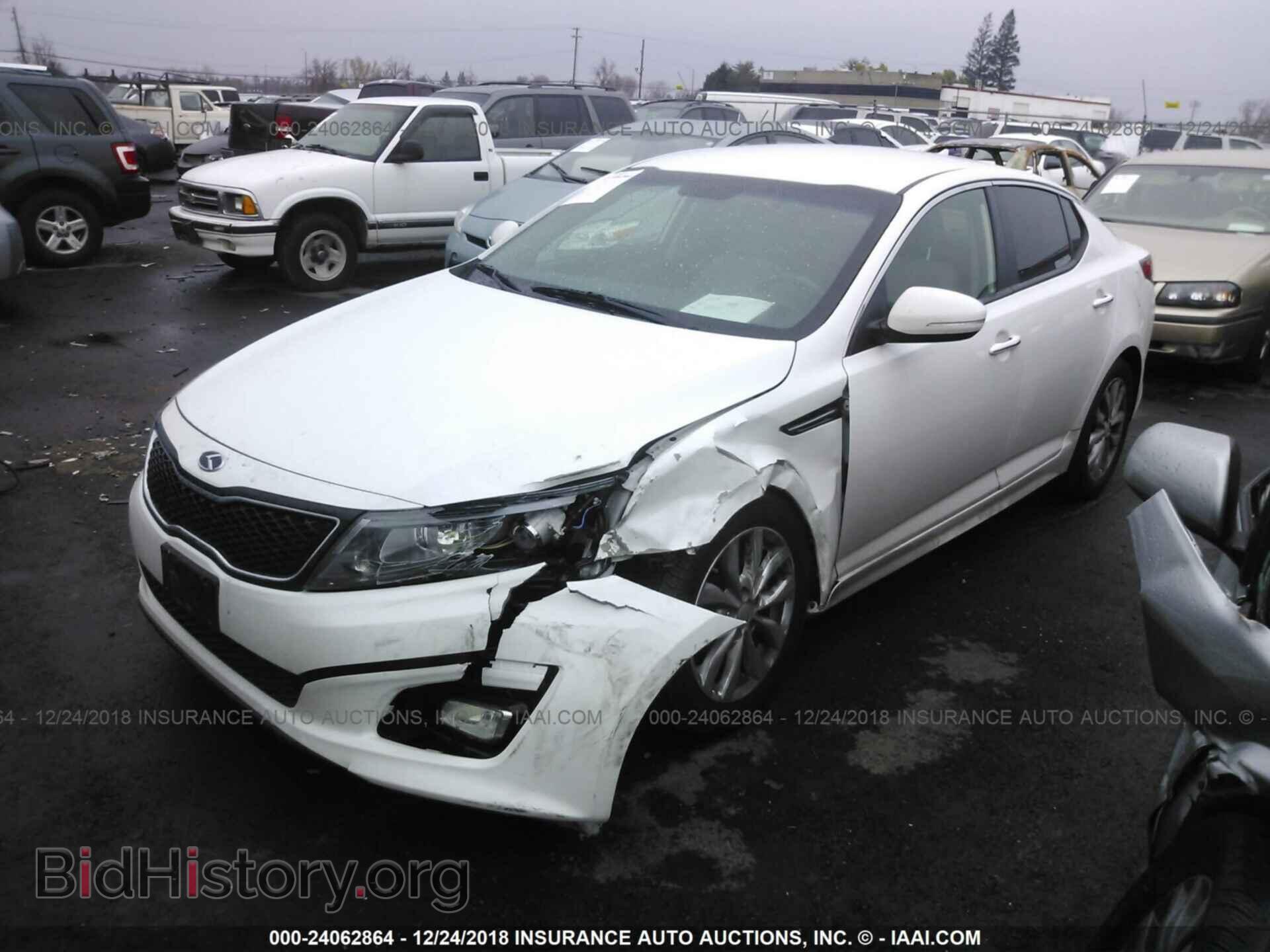 2014 KIA OPTIMA - VIN: 5XXGN4A71EG298079 - Фото 2