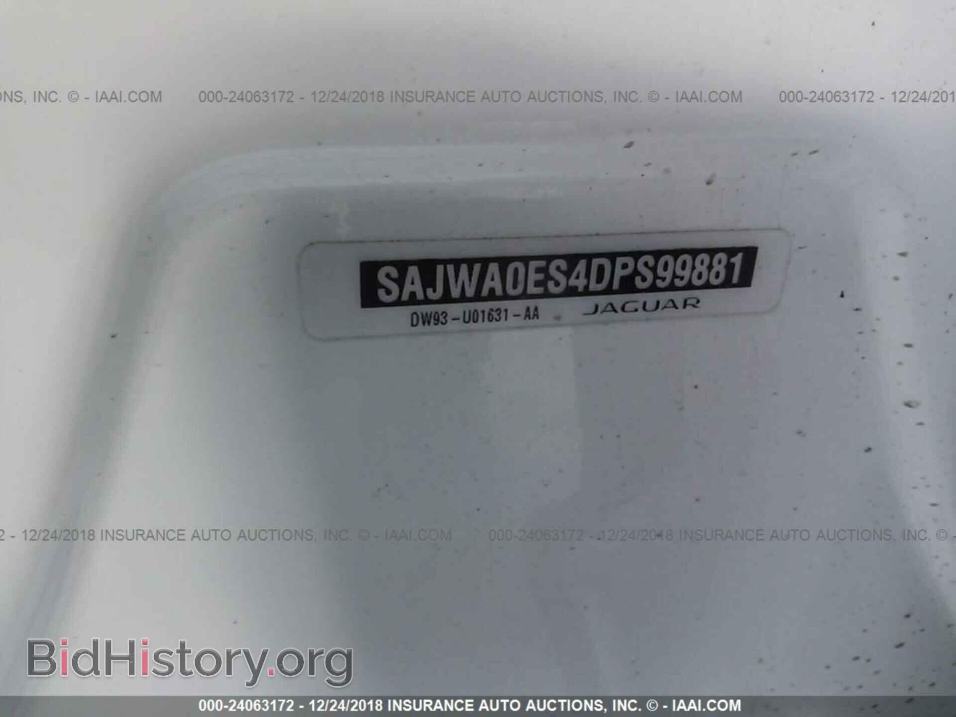 2013 JAGUAR XF - VIN: SAJWA0ES4DPS99881 - Фото 9