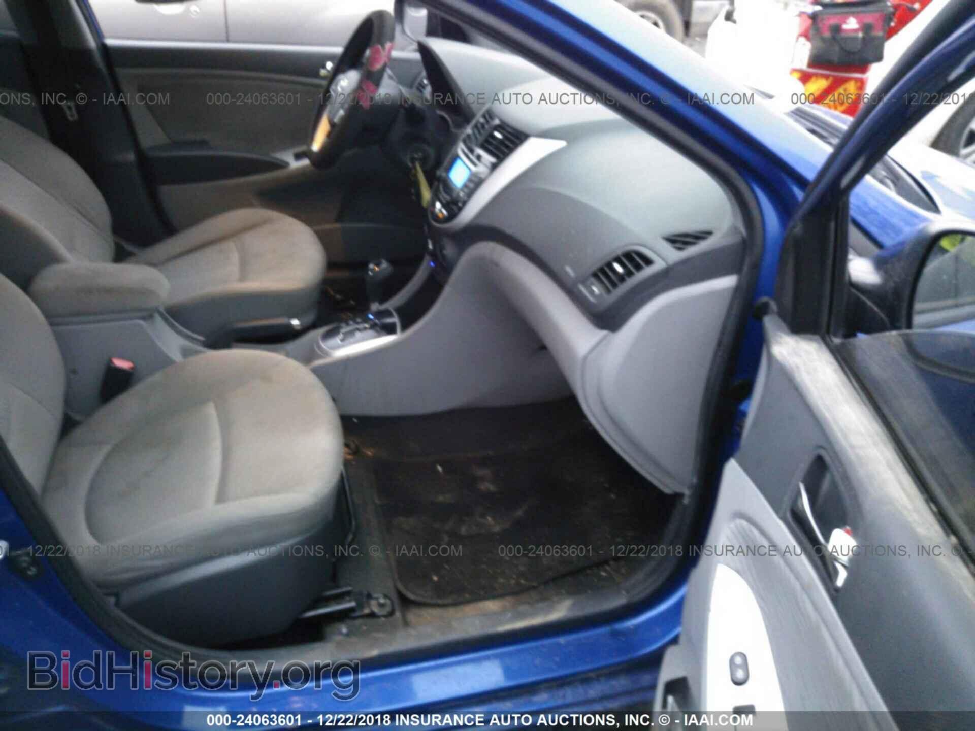 2012 HYUNDAI ACCENT - VIN: KMHCU4AE9CU148627 - Фото 5
