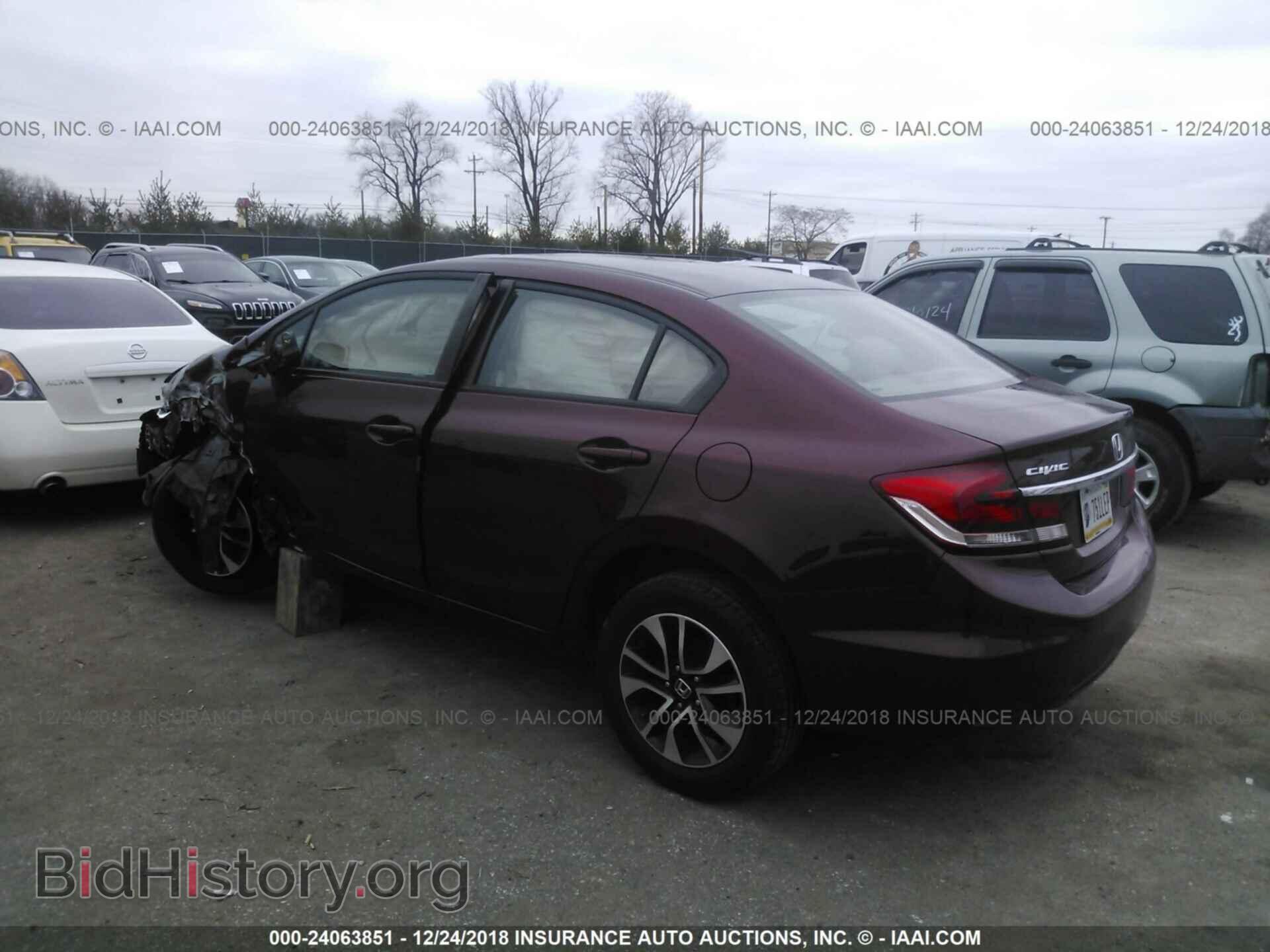 2013 HONDA CIVIC - VIN: 19XFB2F84DE082972 - Фото 3