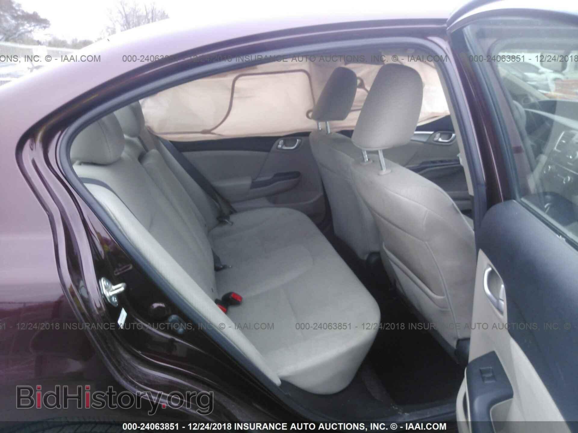 2013 HONDA CIVIC - VIN: 19XFB2F84DE082972 - Фото 8