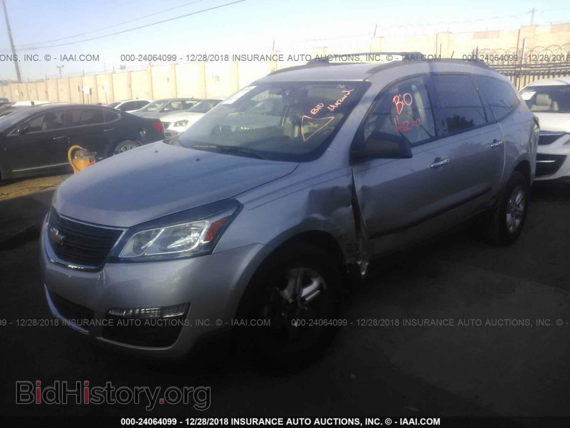 2014 CHEVROLET TRAVERSE - VIN: 1GNKRFED4EJ139683 - Фото 2
