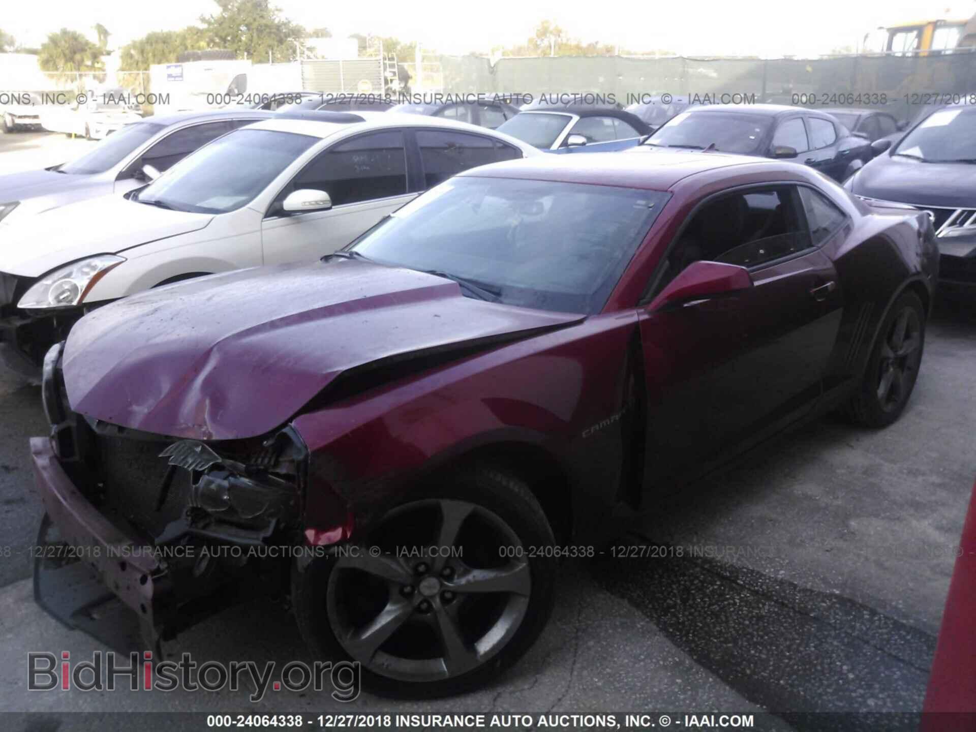 2013 CHEVROLET CAMARO - VIN: 2G1FC1E34D9131592 - Фото 2