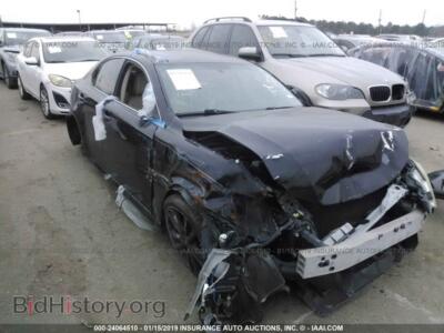 2007 Lexus IS 250, черный — VIN JTHBK262175045287, IAAI