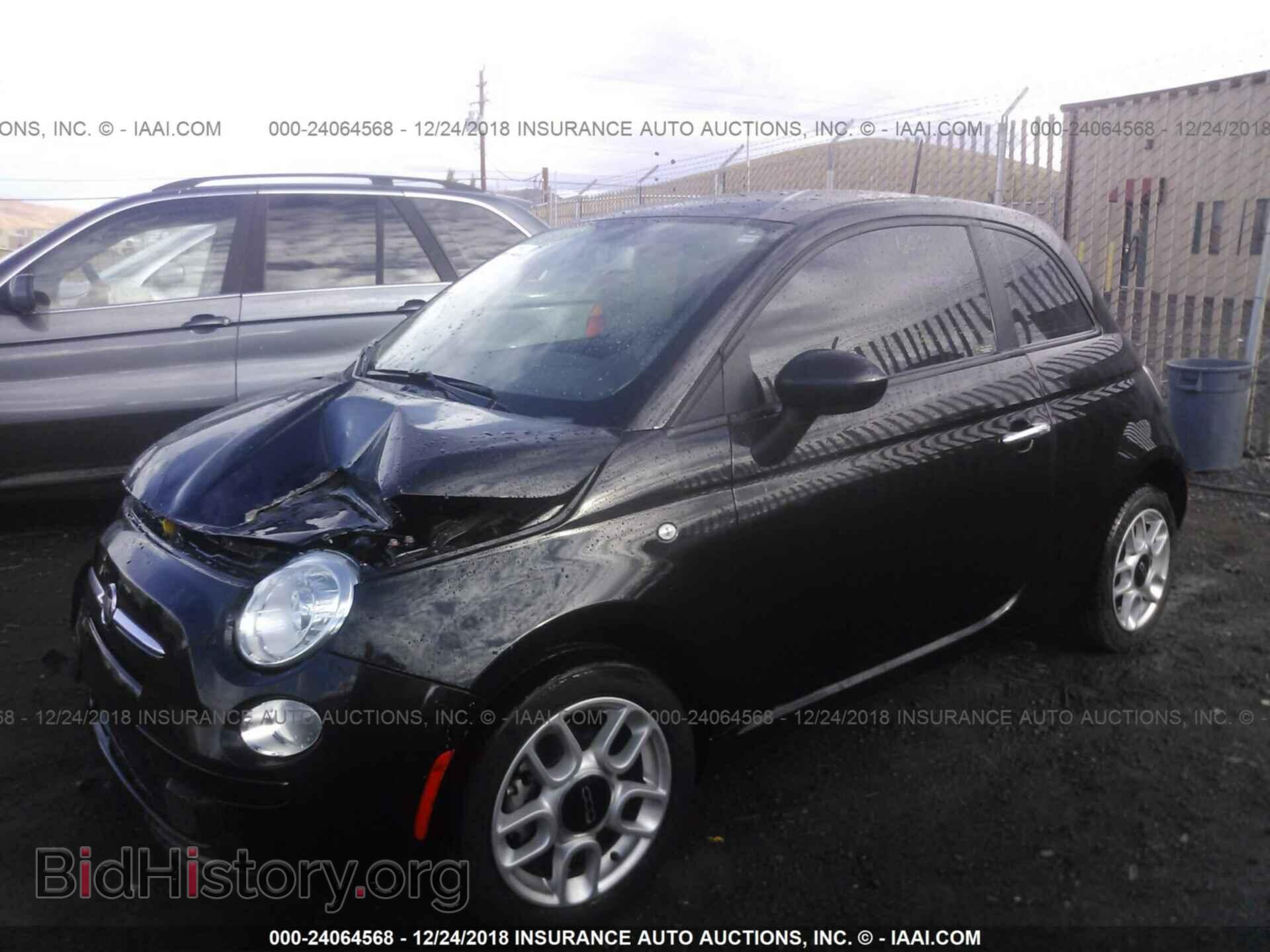 2013 FIAT 500 - VIN: 3C3CFFARXDT523096 - Фото 2