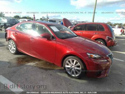 2015 Lexus IS, red — VIN JTHBF1D2XF5079812, IAAI