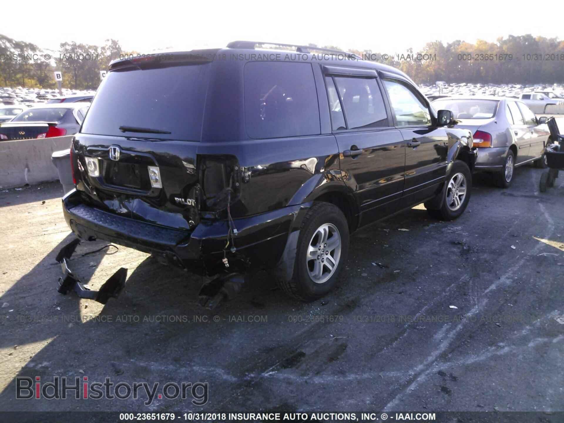 2005 HONDA PILOT - VIN: 5FNYF18565B032757 - Фото 4