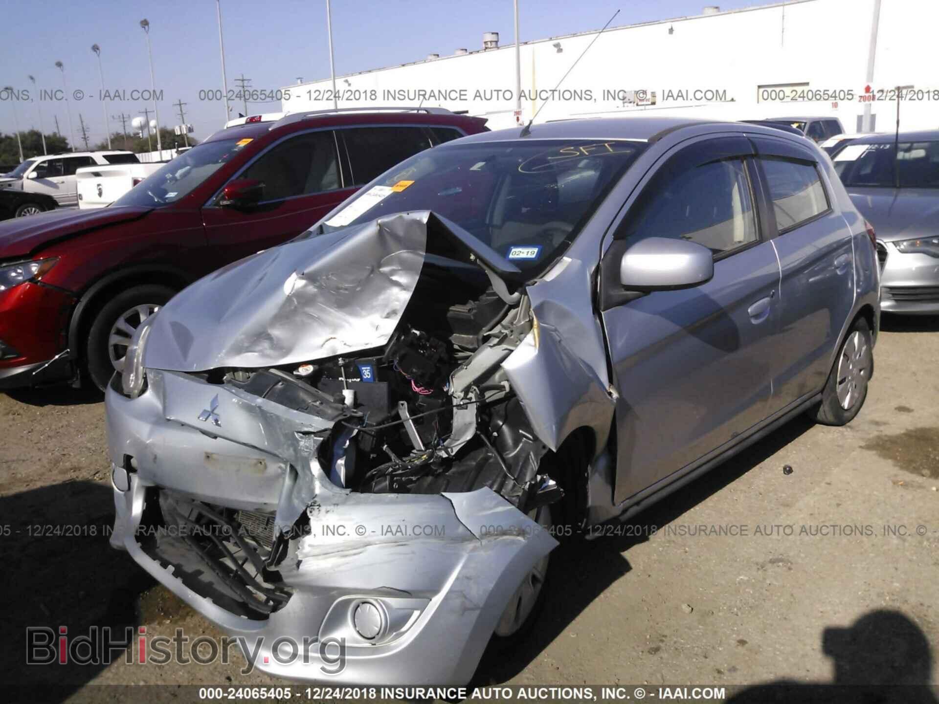 2014 MITSUBISHI MIRAGE - VIN: ML32A3HJ1EH013811 - Фото 2