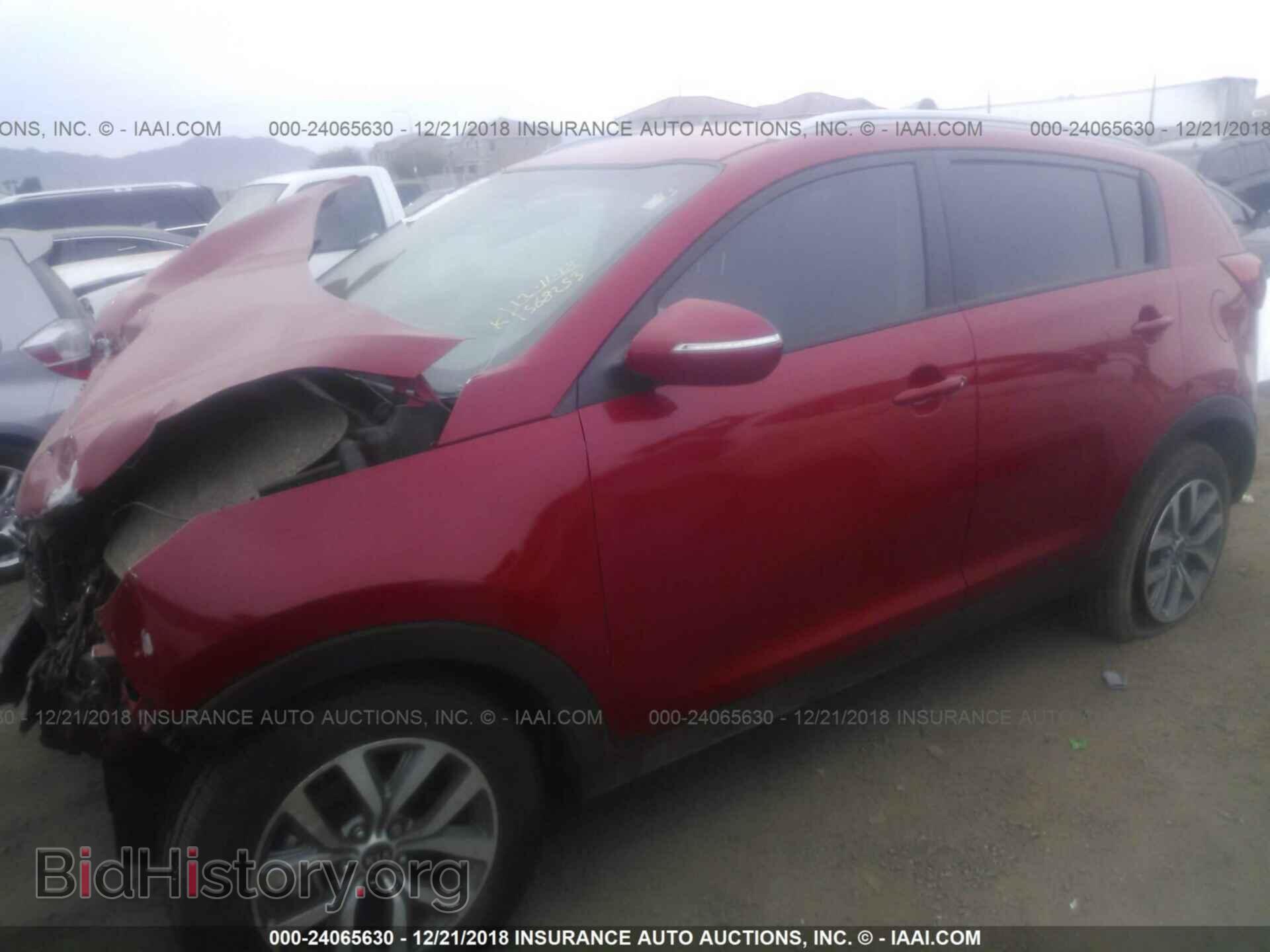 2014 KIA SPORTAGE - VIN: KNDPB3AC4E7568253 - Фото 2