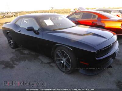2016 Dodge CHALLENGER, черный — VIN 2C3CDZFJ7GH284193, IAAI