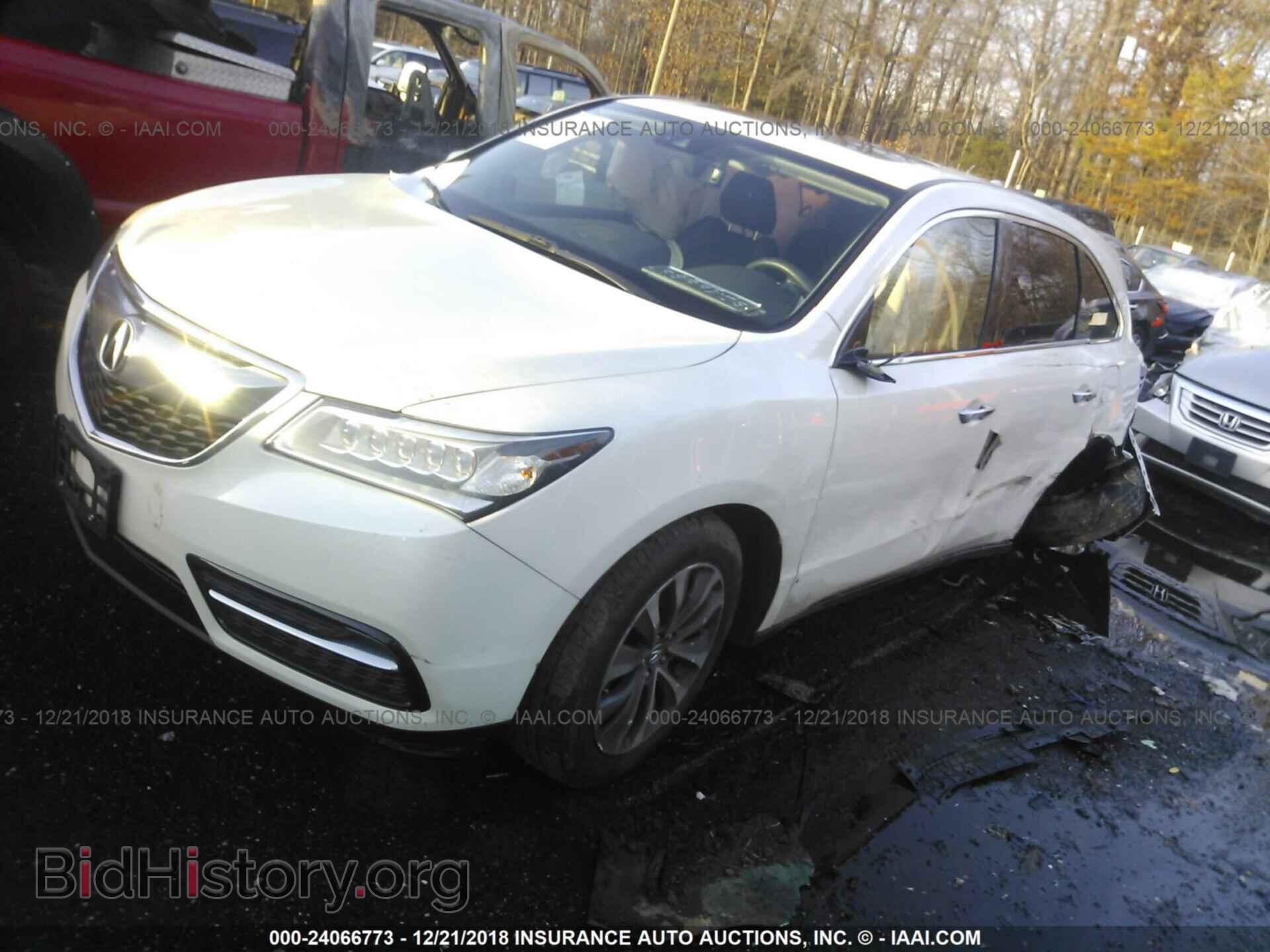 2016 ACURA MDX - VIN: 5FRYD4H45GB031065 - Фото 2