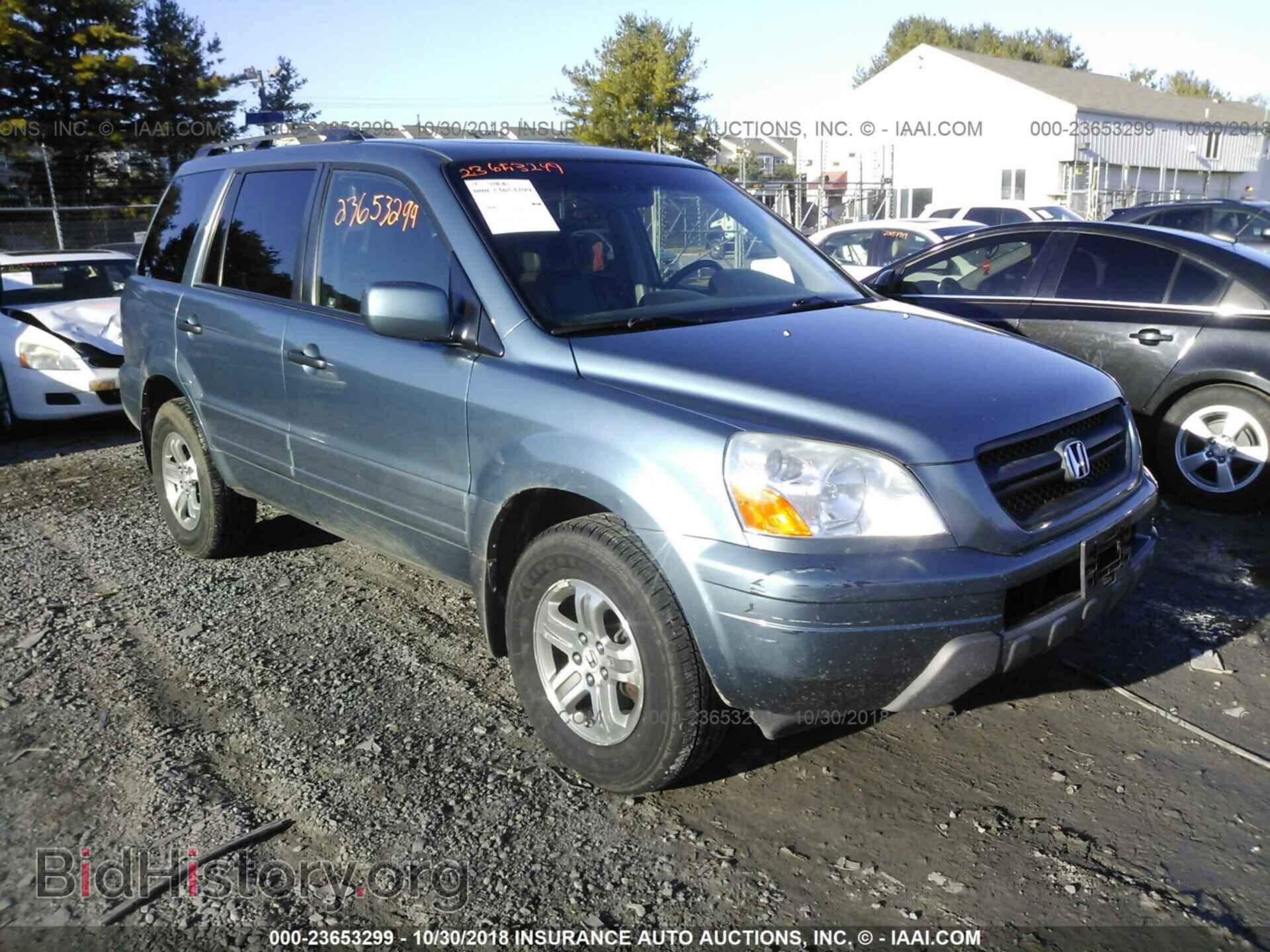 Фотография 5FNYF18525B030861 - HONDA PILOT 2005