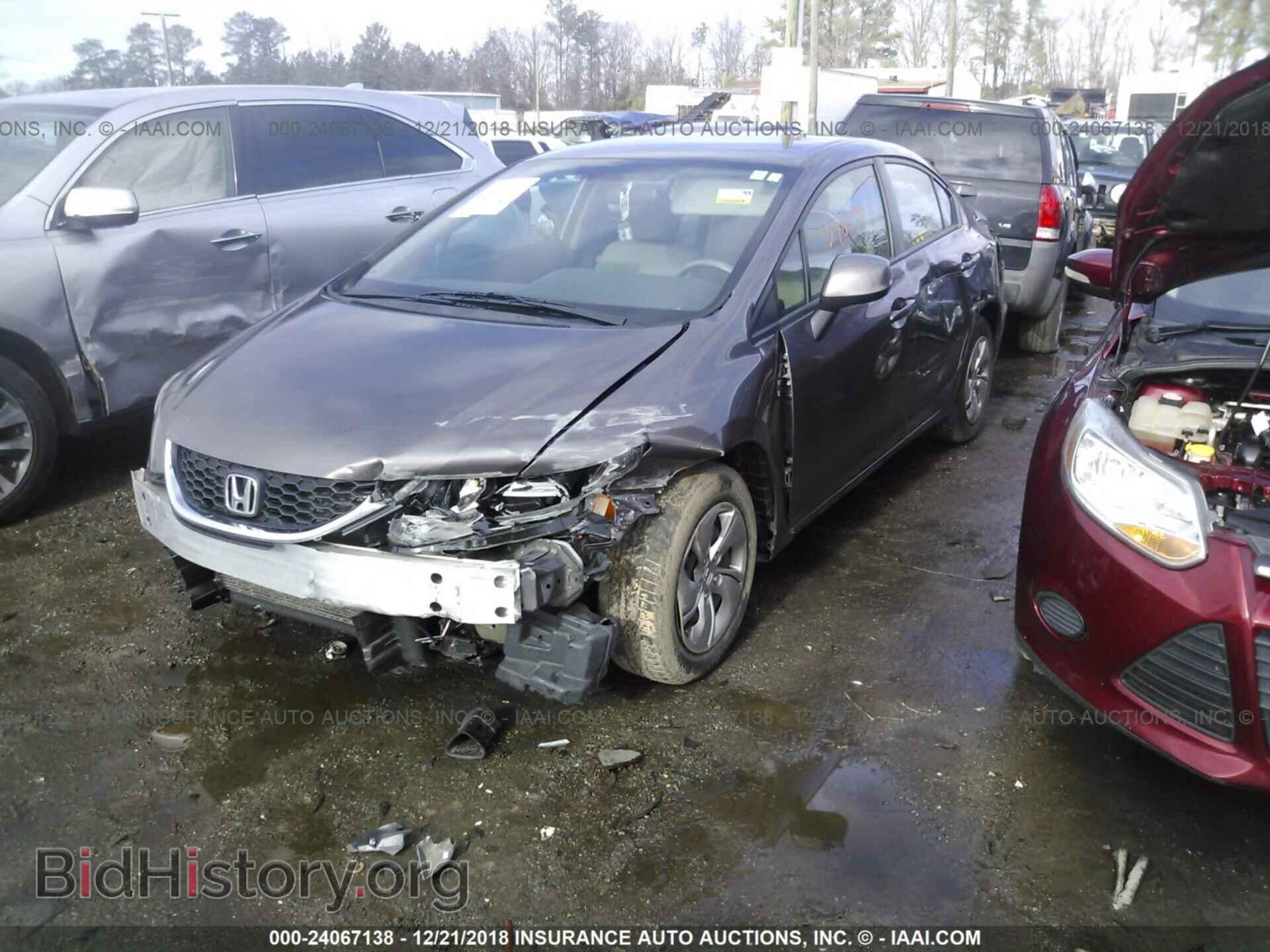 2013 HONDA CIVIC - VIN: 19XFB2F52DE291486 - Фото 2