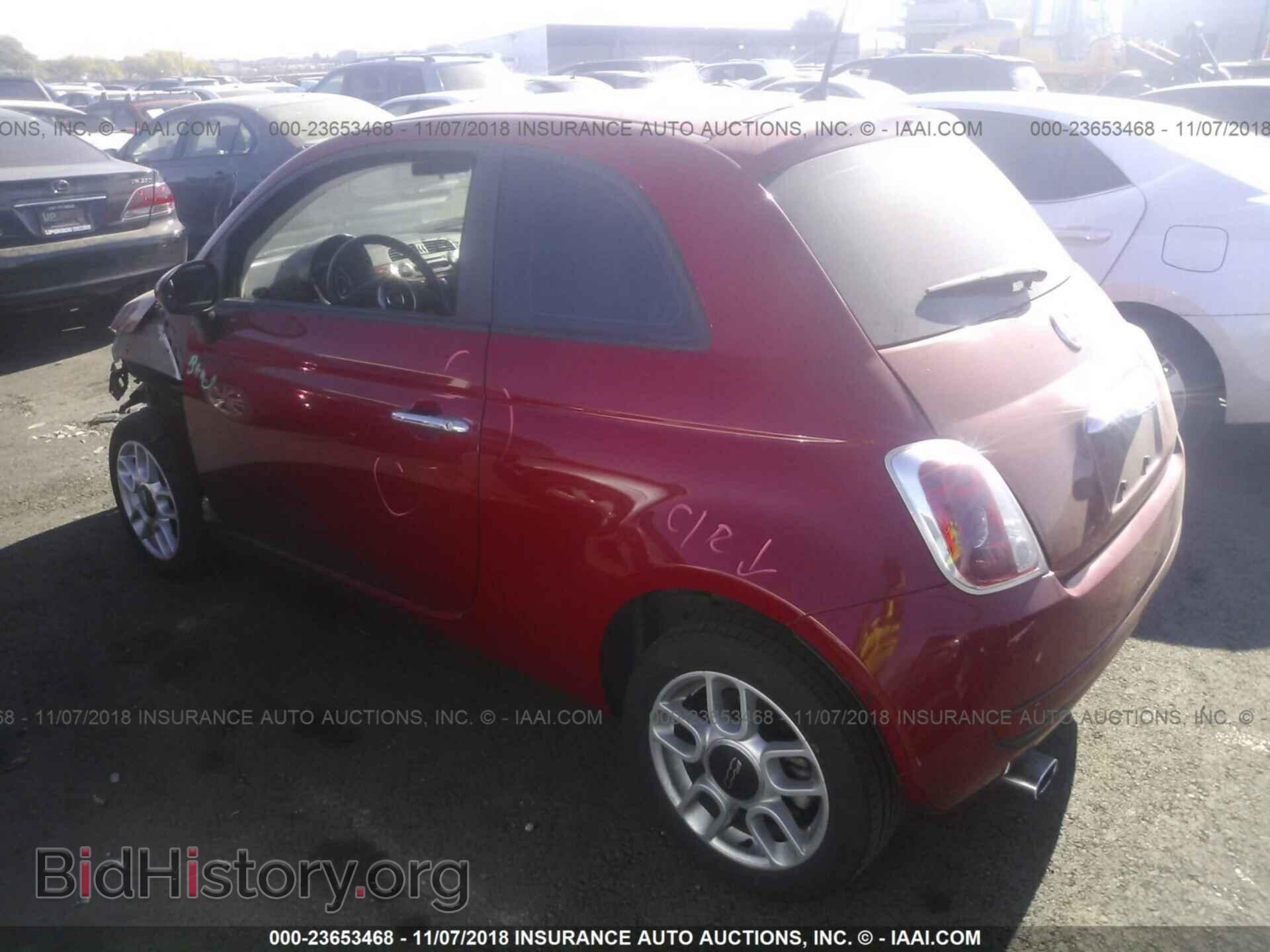2013 FIAT 500 - VIN: 3C3CFFAR5DT606063 - Фото 3