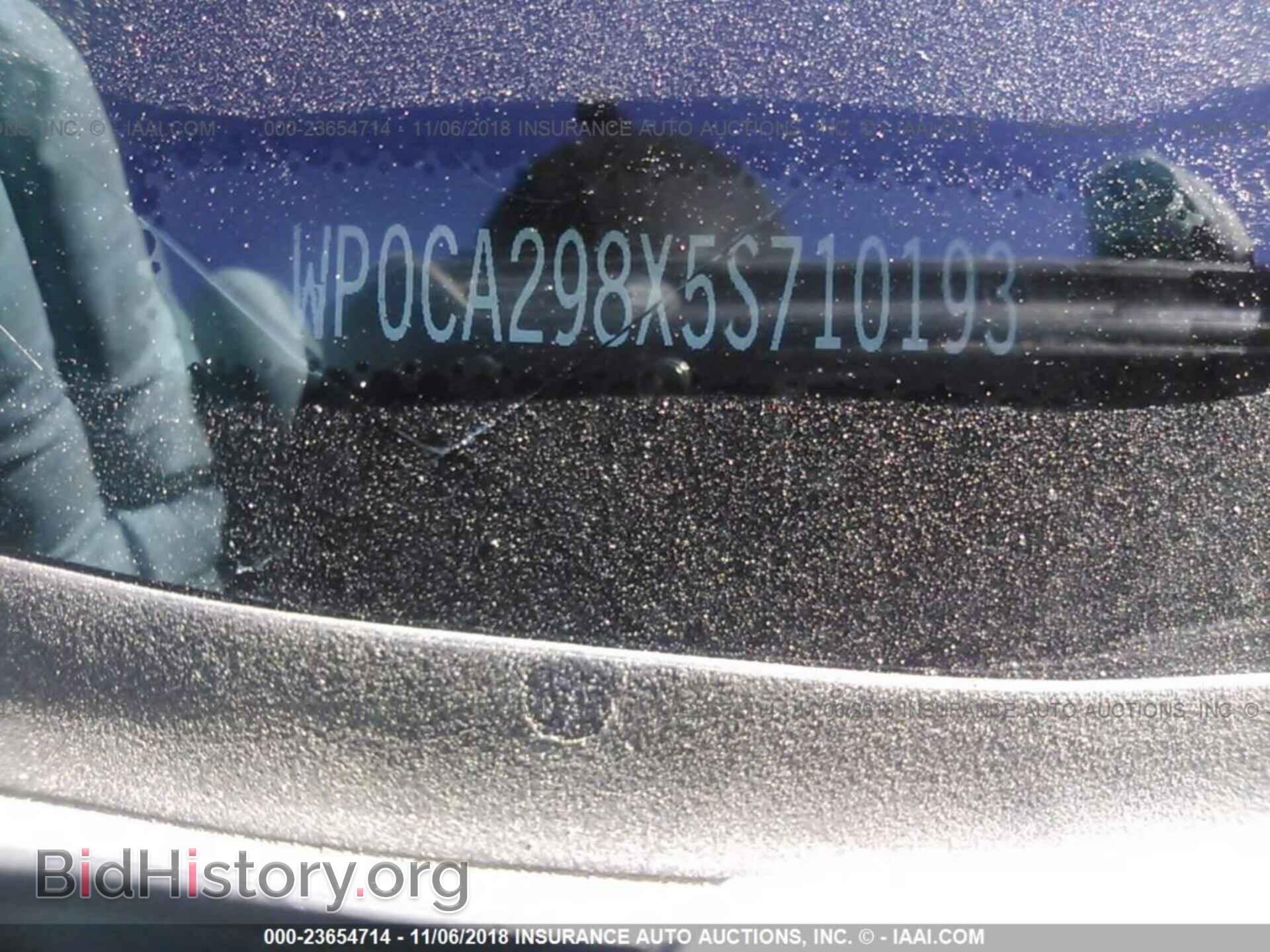 2005 PORSCHE BOXSTER - VIN: WP0CA298X5S710193 - Фото 9
