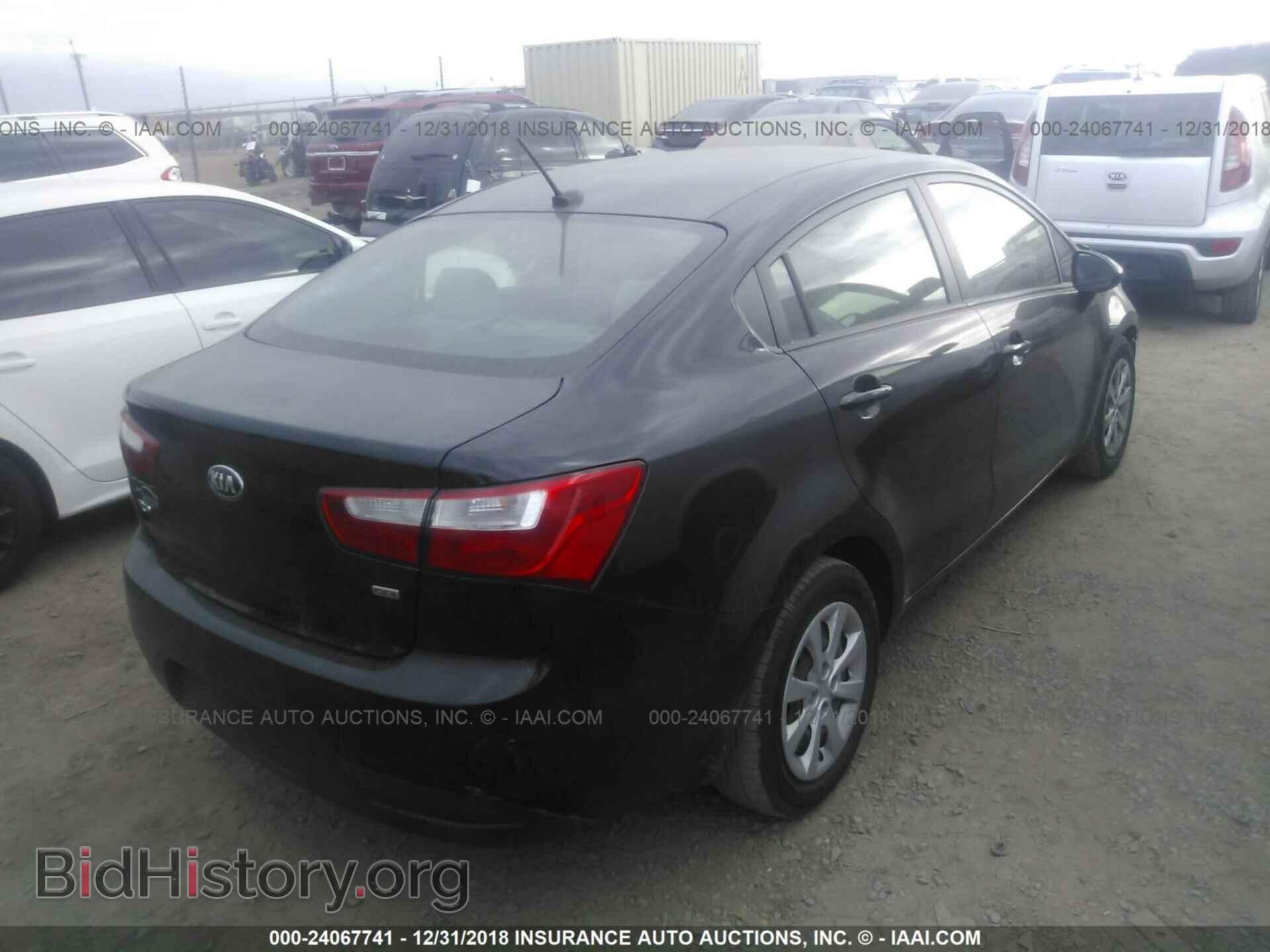 2014 KIA RIO - VIN: KNADM4A37E6402430 - Фото 4