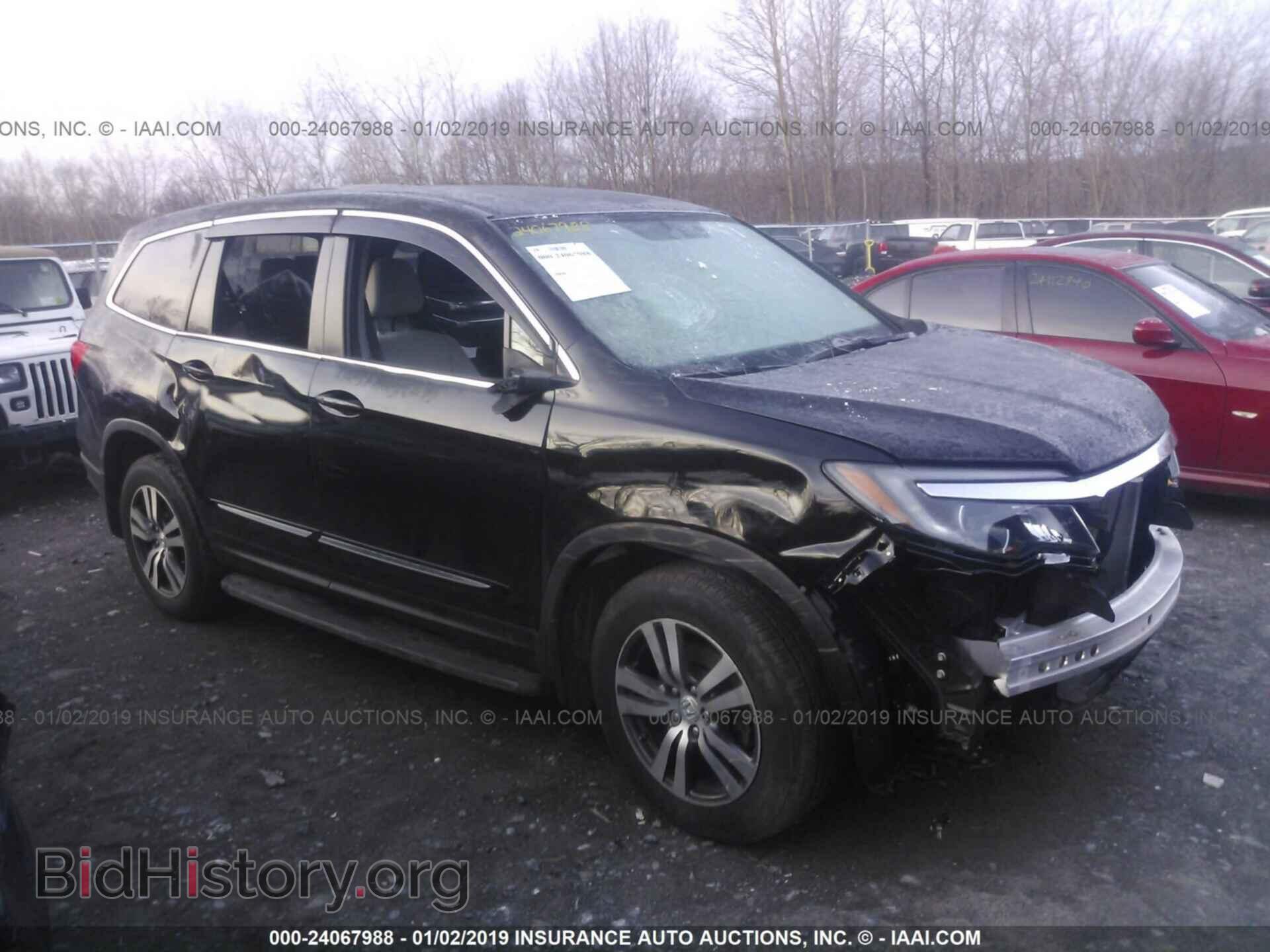 Фотография 5FNYF6H3XGB005303 - HONDA PILOT 2016