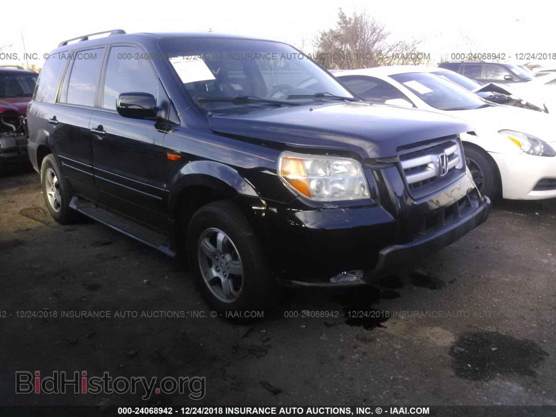 Фотография 5FNYF28597B032440 - HONDA PILOT 2007