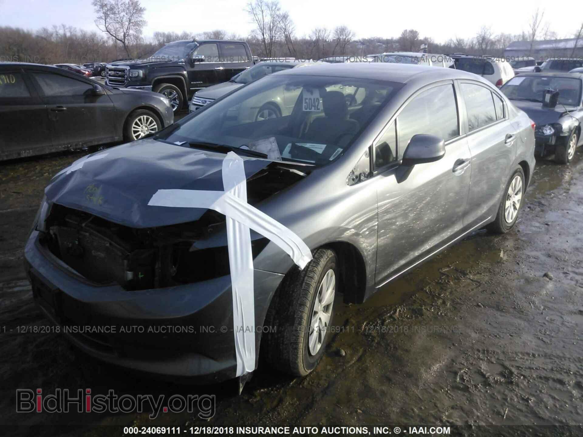 2012 HONDA CIVIC - VIN: 19XFB2F55CE068535 - Фото 2