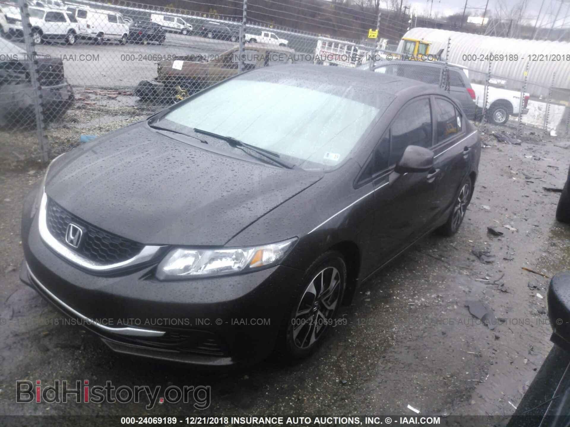 2013 HONDA CIVIC - VIN: 2HGFB2F86DH525483 - Фото 2